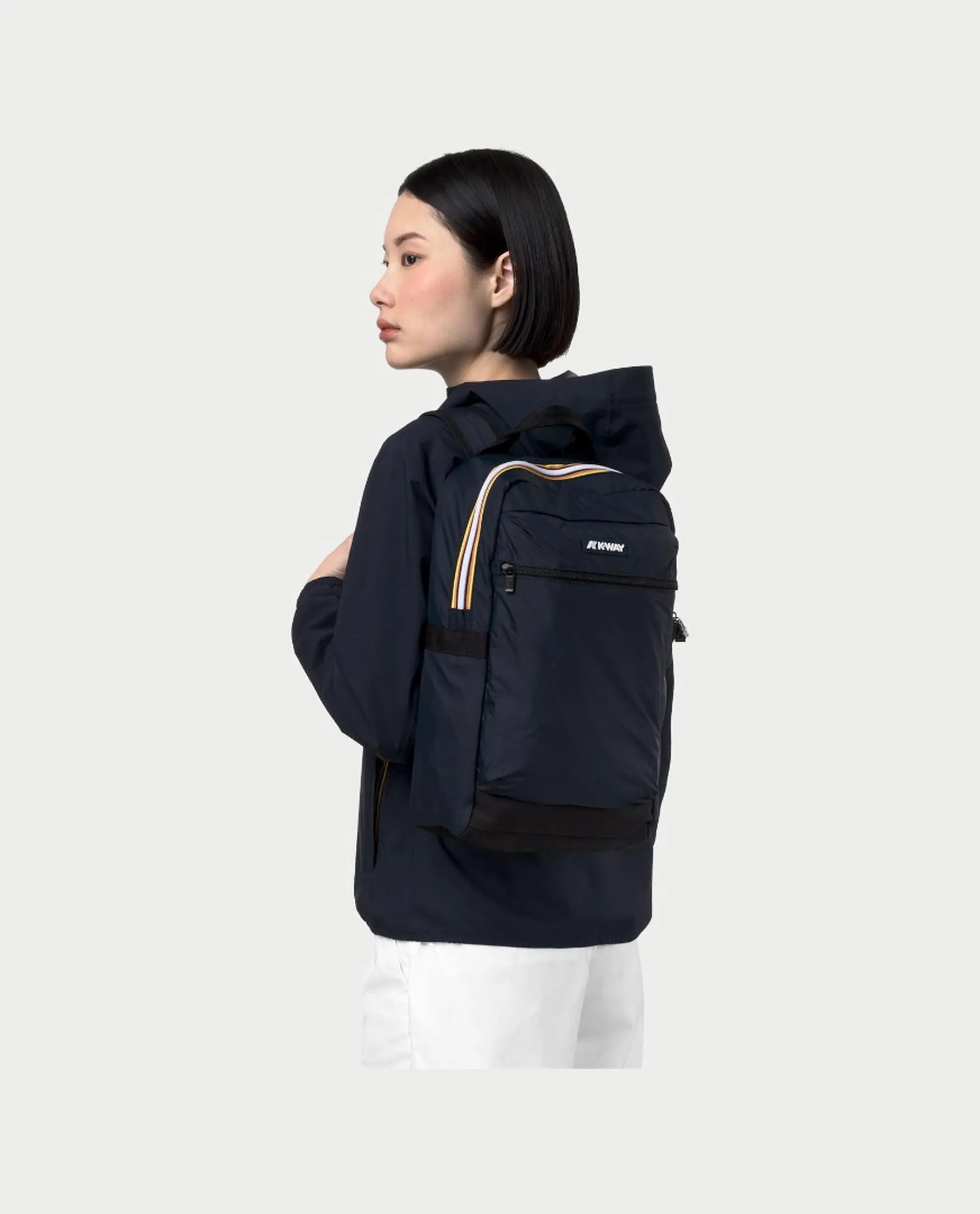 K-Way B'Waterproof Mid Laon Backpack' Blue Depth K8148Cw 190238