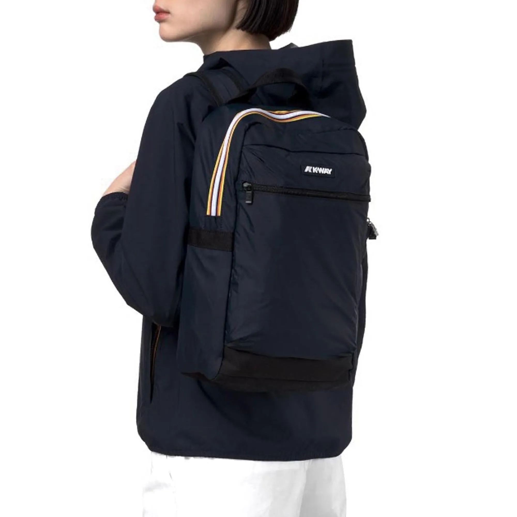 K-Way B'Waterproof Mid Laon Backpack' Blue Depth K8148Cw 195260