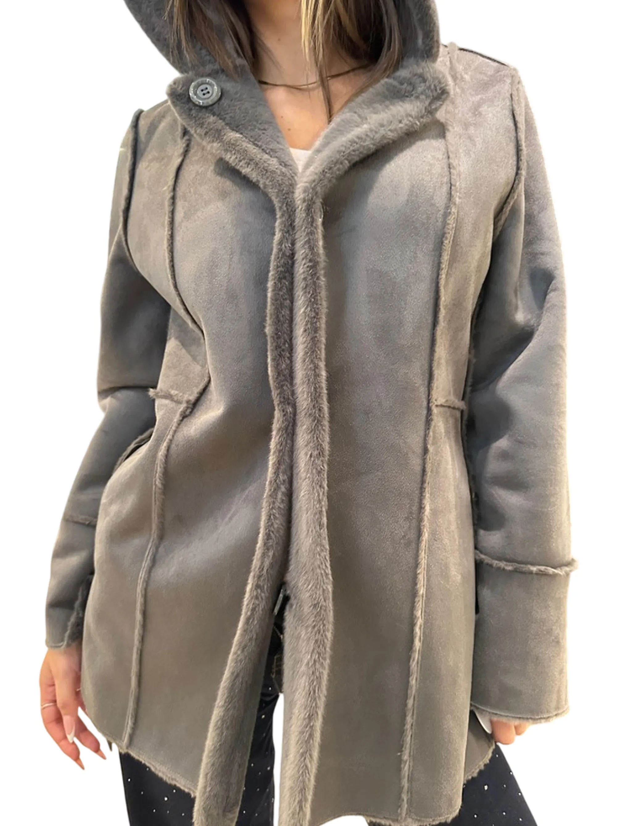 Kocca B'Melisande Reversible Coat' Lead Melisande 158720