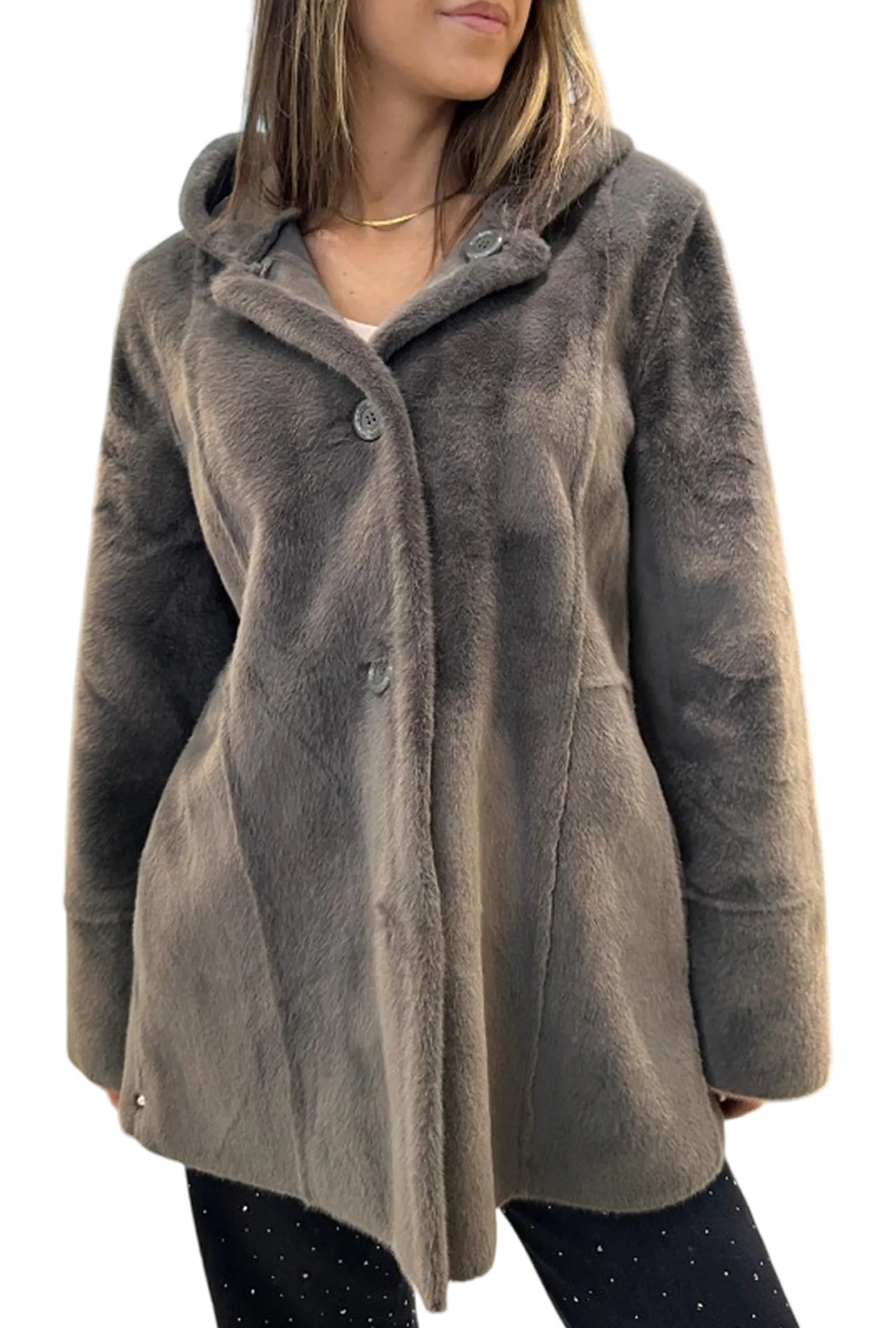 Kocca Cappotto Melisande Reversibile Piombo Melisande 158721