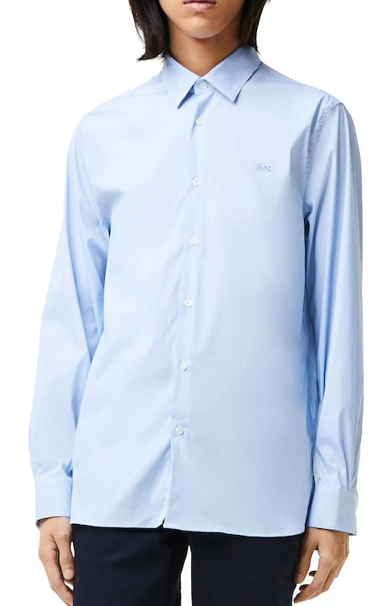 Lacoste Camicia Azzurro Ch0198 83596