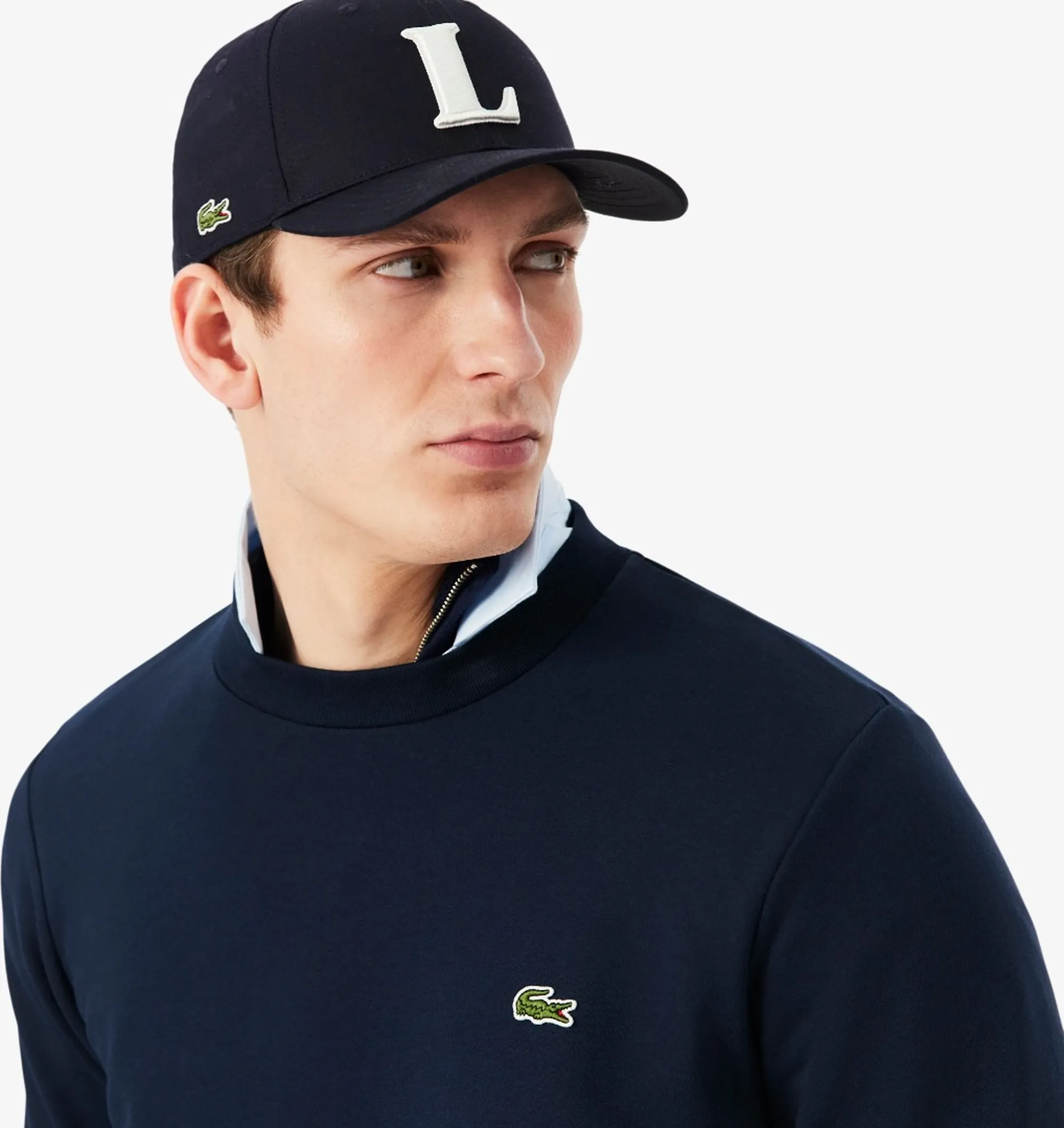 Lacoste B'Classic Fit Fleece Fabric Sweatshirt' Blu Sh9801 192763