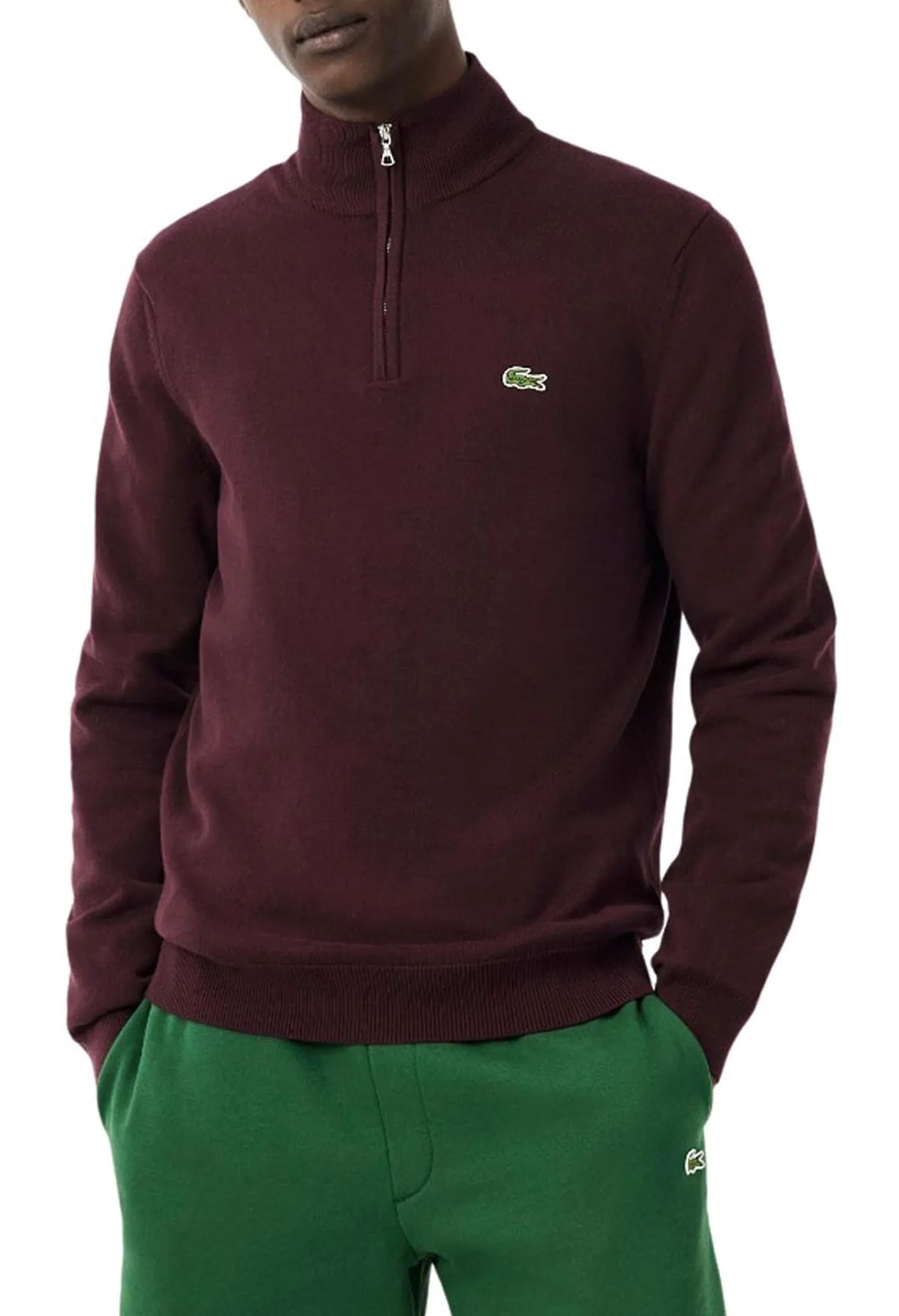 Lacoste Maglia Bordeaux Ah1980 187666