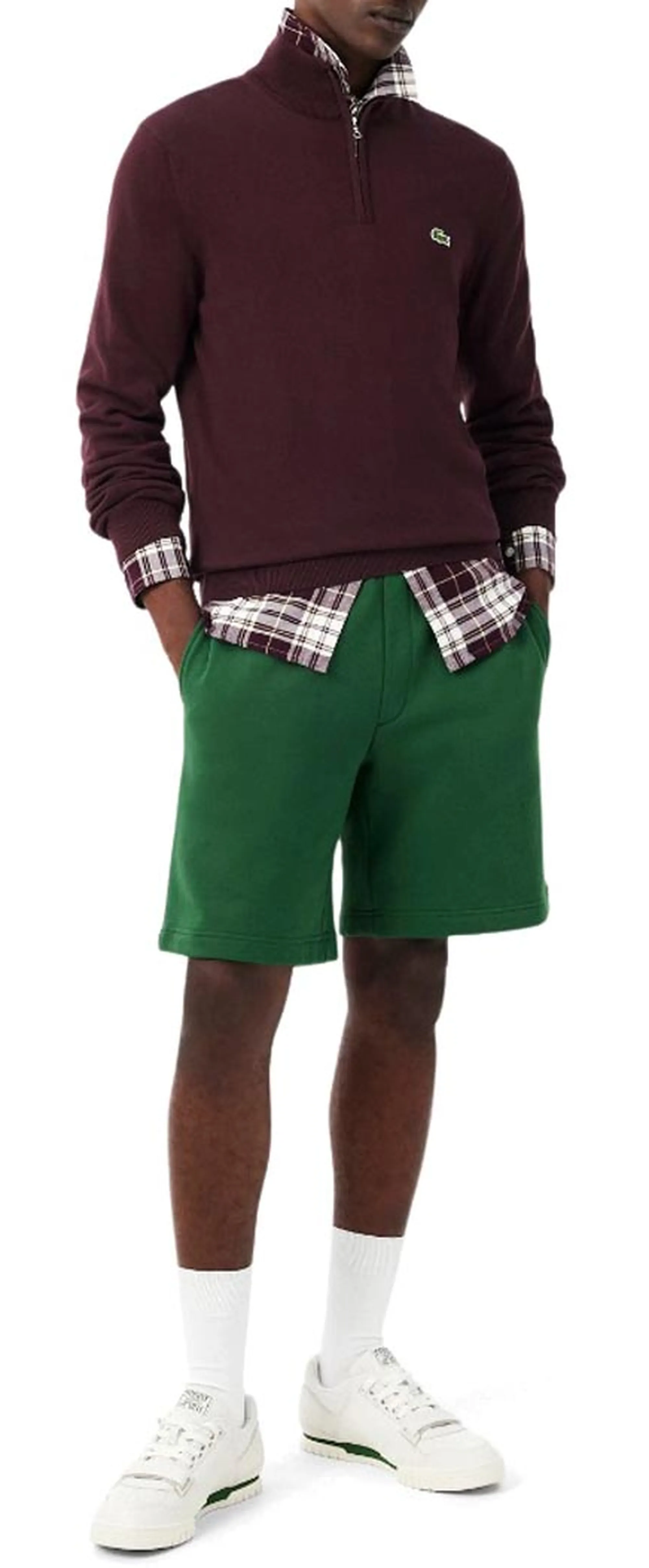 Lacoste Maglia Bordeaux Ah1980 187668