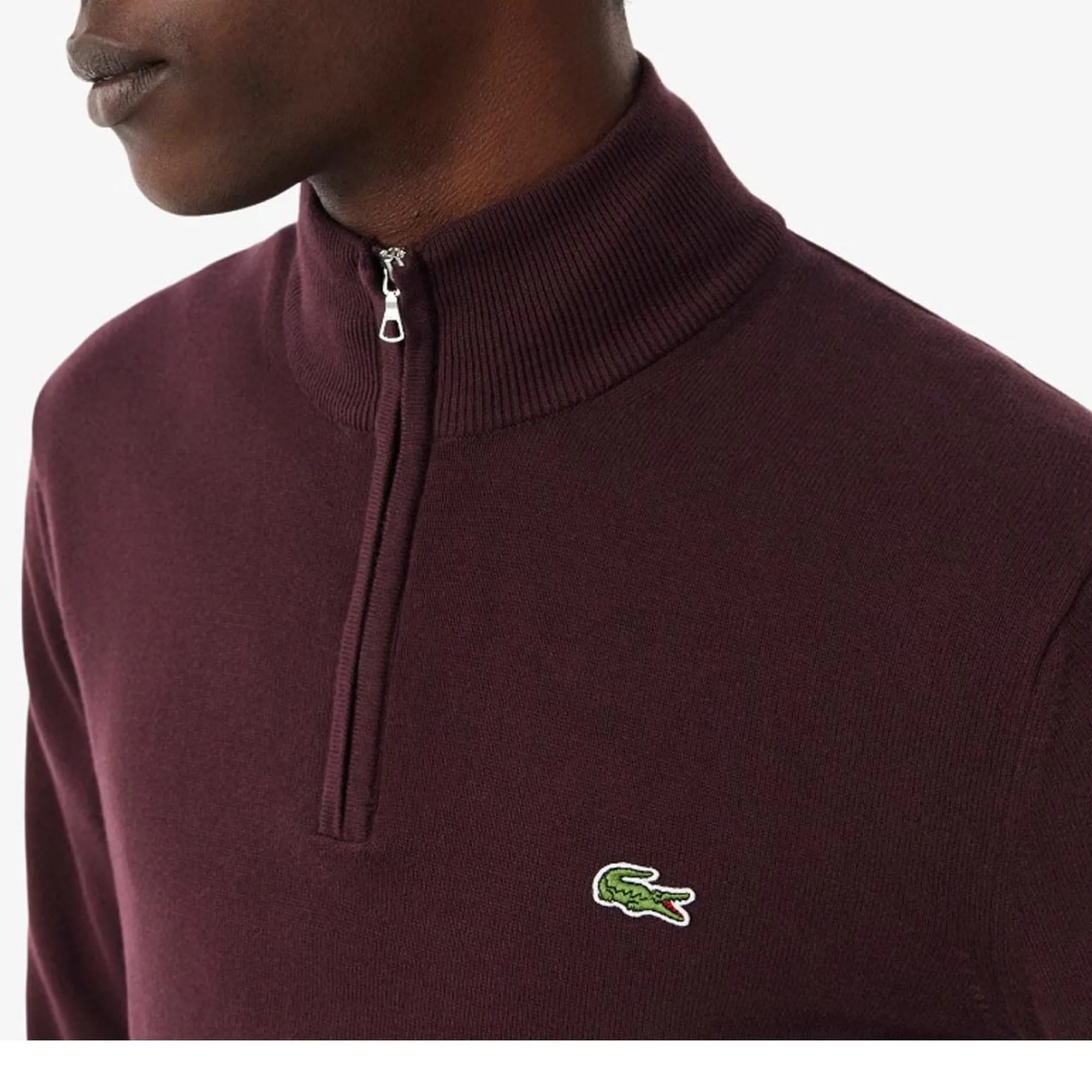 Lacoste Maglia Bordeaux Ah1980 187670
