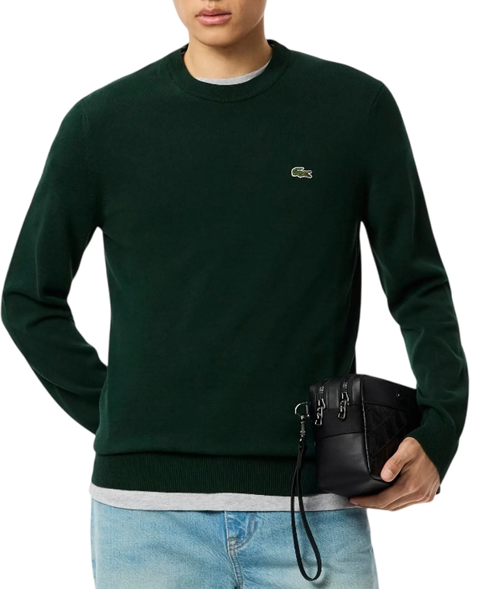 Lacoste Maglia Verde Scuro Ah1985 167620