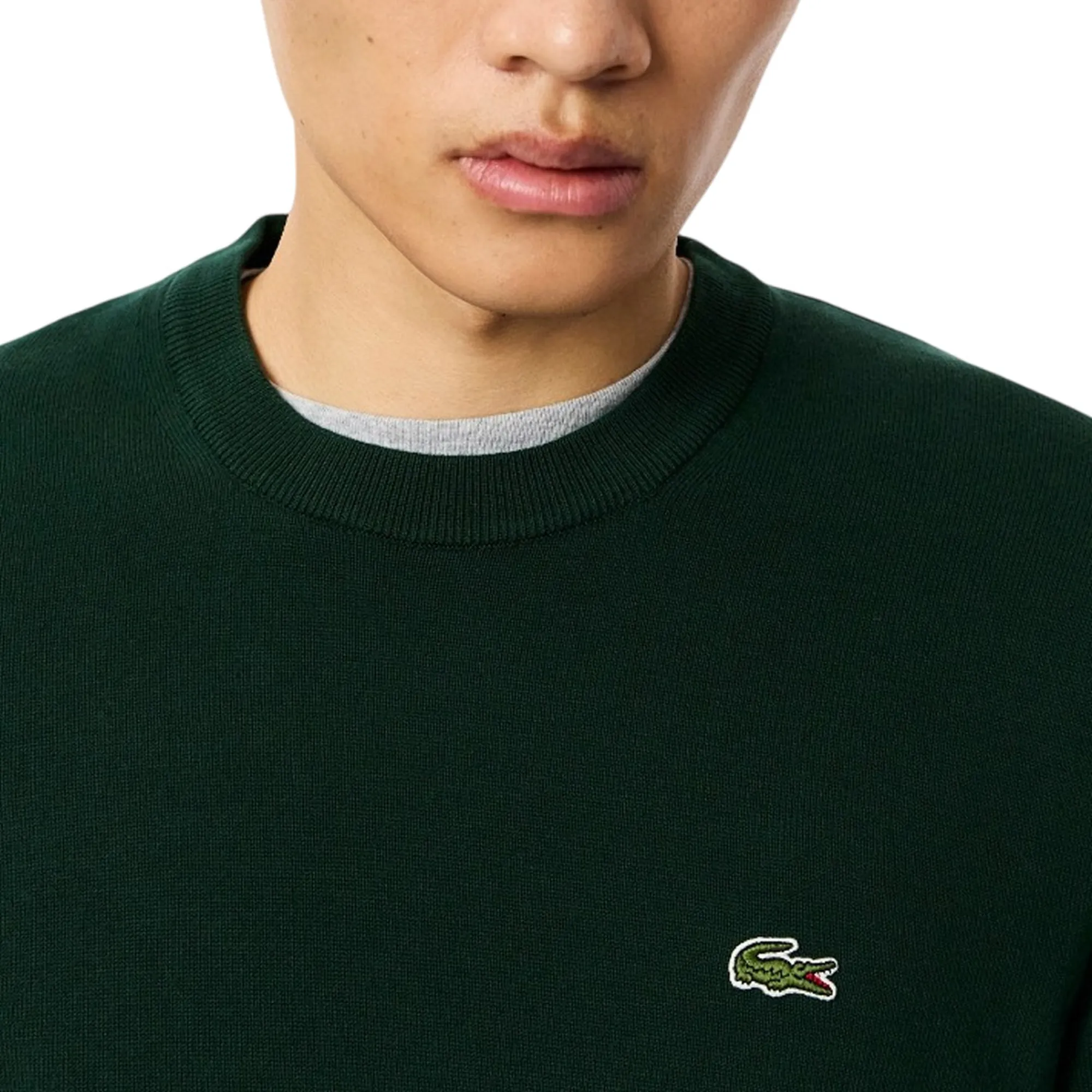 Lacoste Maglia Verde Scuro Ah1985 167625