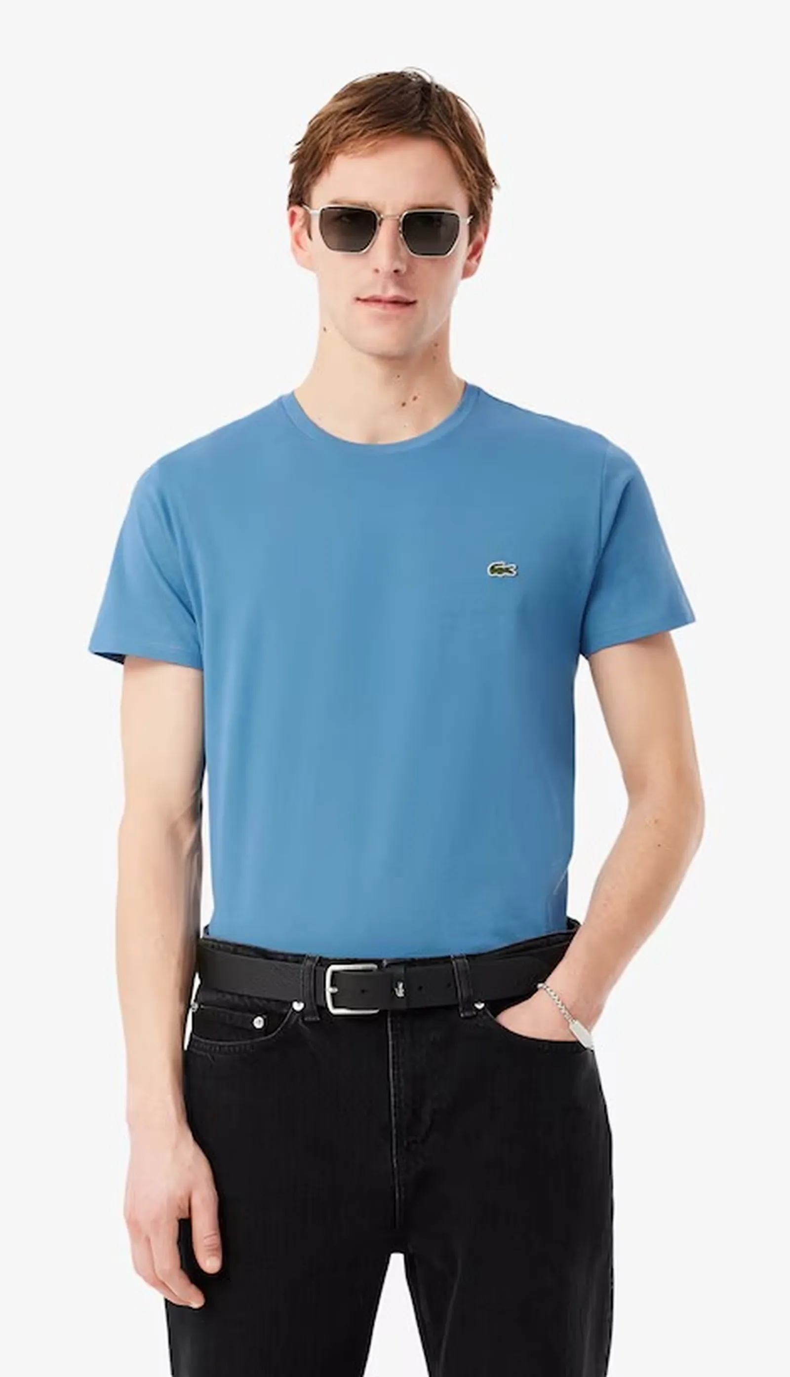 Lacoste T-Shirt Bleu Th6709 175951