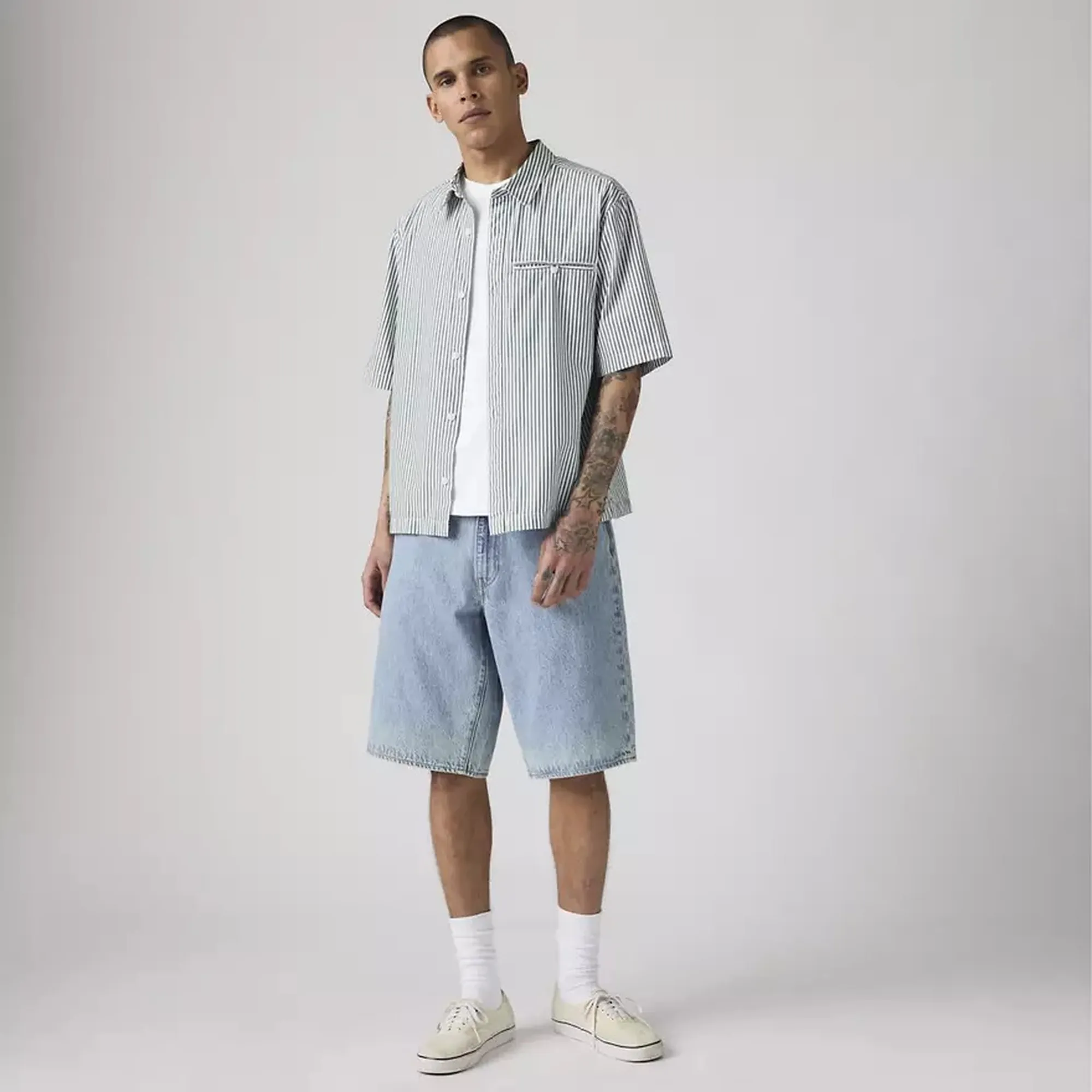 Levi'S B'Bermuda 478\Xe2\X84\Xa2 Baggy' Denim 001Jm0006 172739