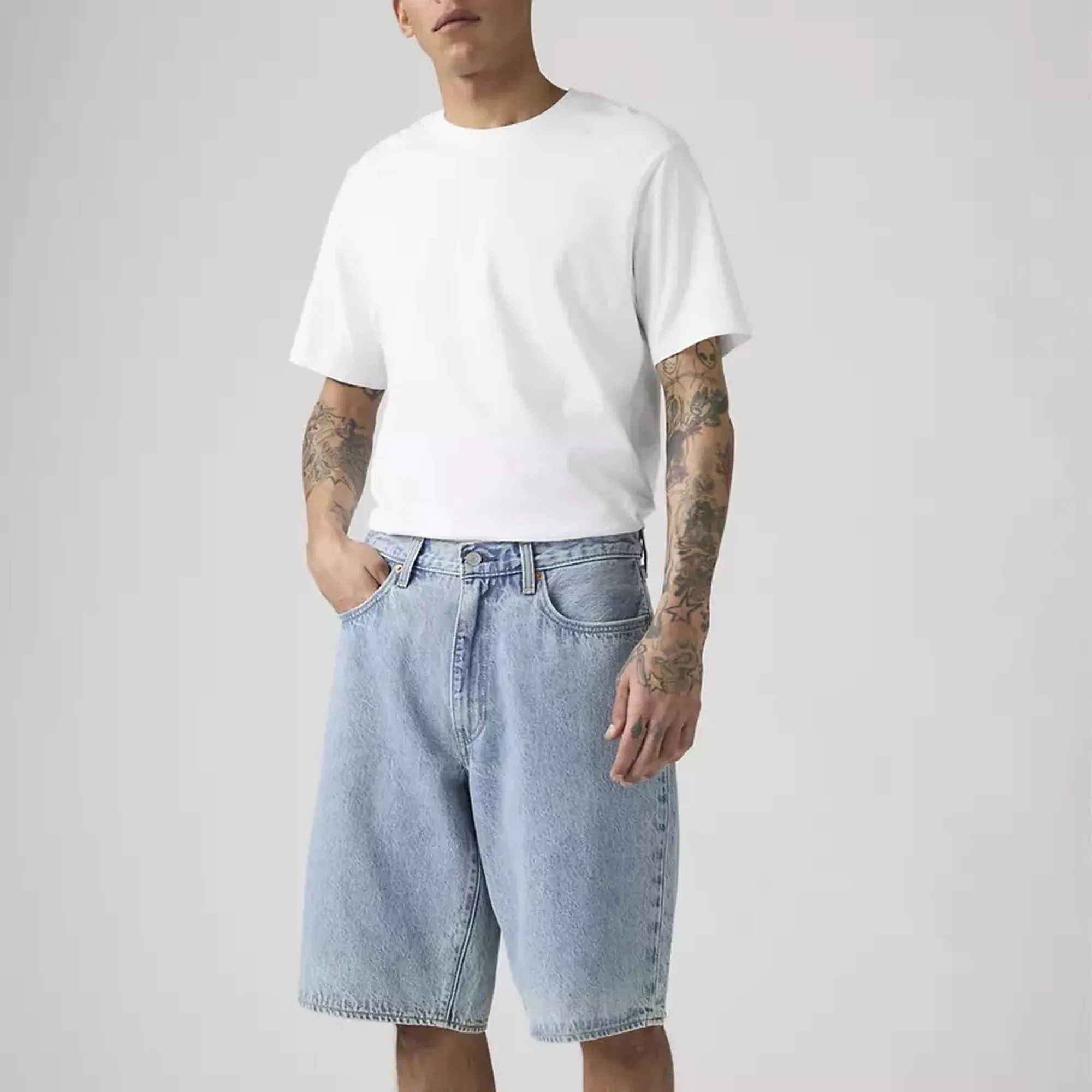 Levi'S B'Bermuda 478\Xe2\X84\Xa2 Baggy' Denim 001Jm0006 172740