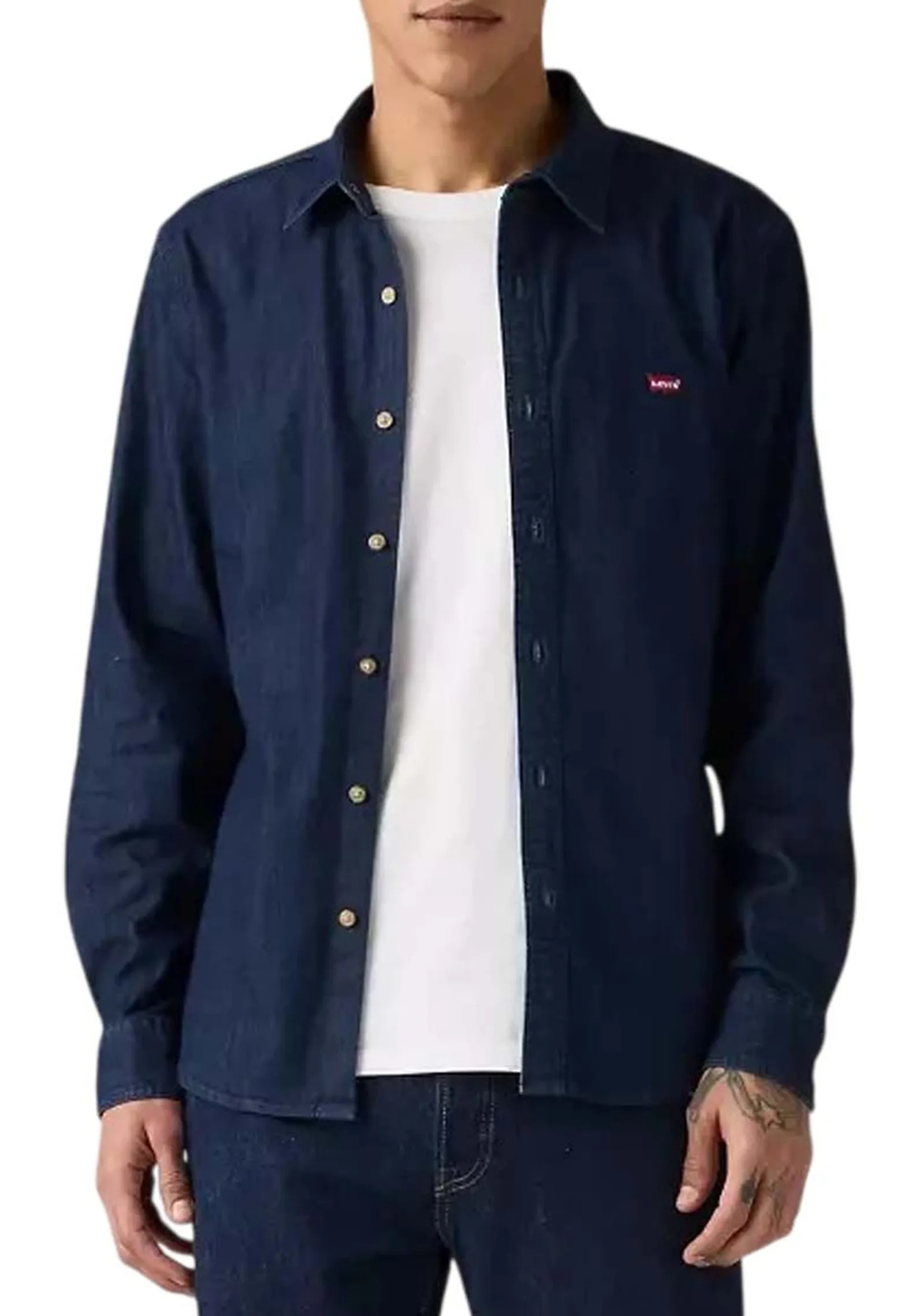 Levi'S Camicia Battery Slim Denim Blu 866250071 169421