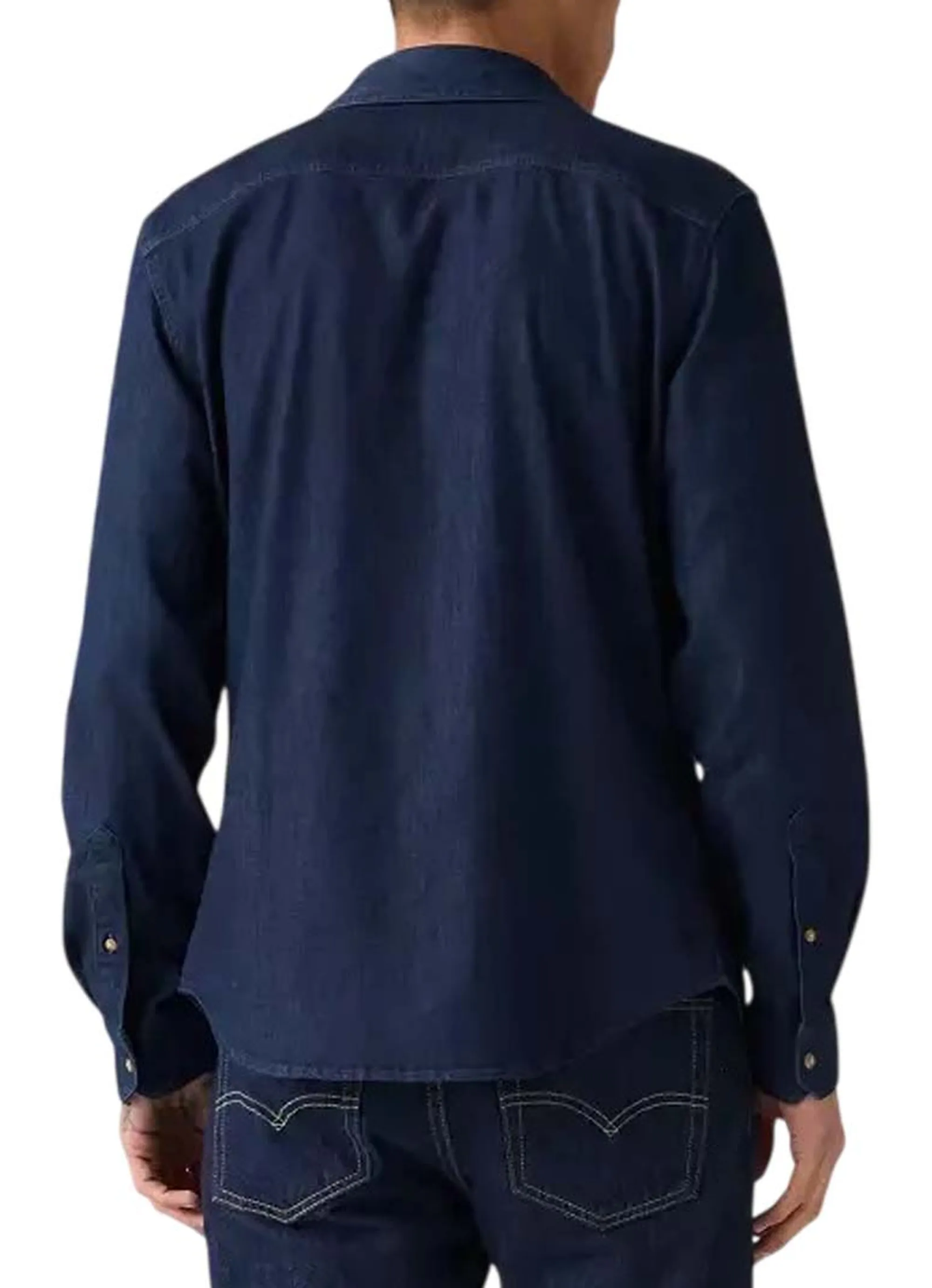 Levi'S B'Battery Slim Shirt' Blue Denim 866250071 169423