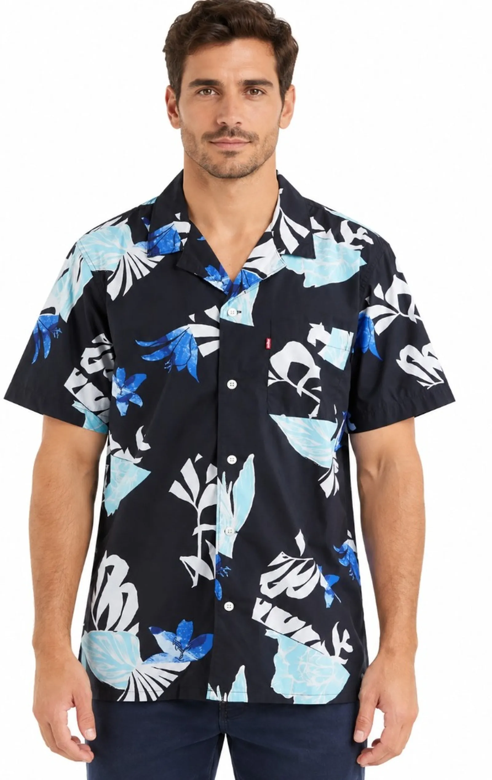 Levi'S Camicia Cubano Blu 726250035 189416