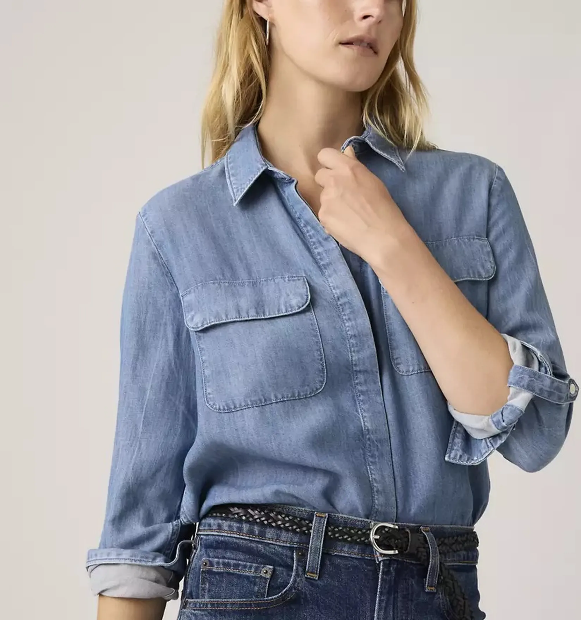 Levi'S B'Elaine Shirt' Denim 005Nj0008 172796