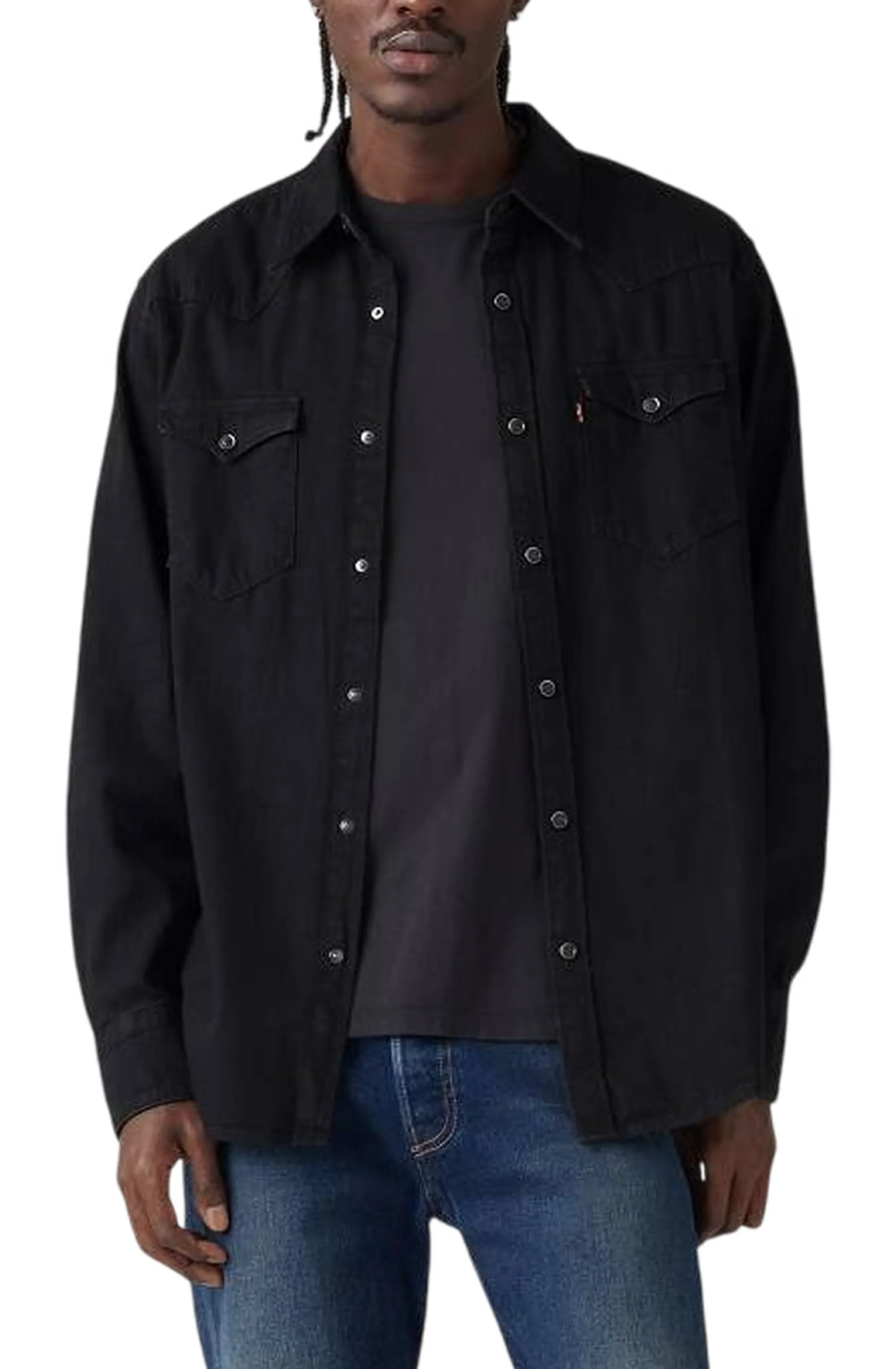 Levi'S B'Western Shirt' Black 857440002 156252