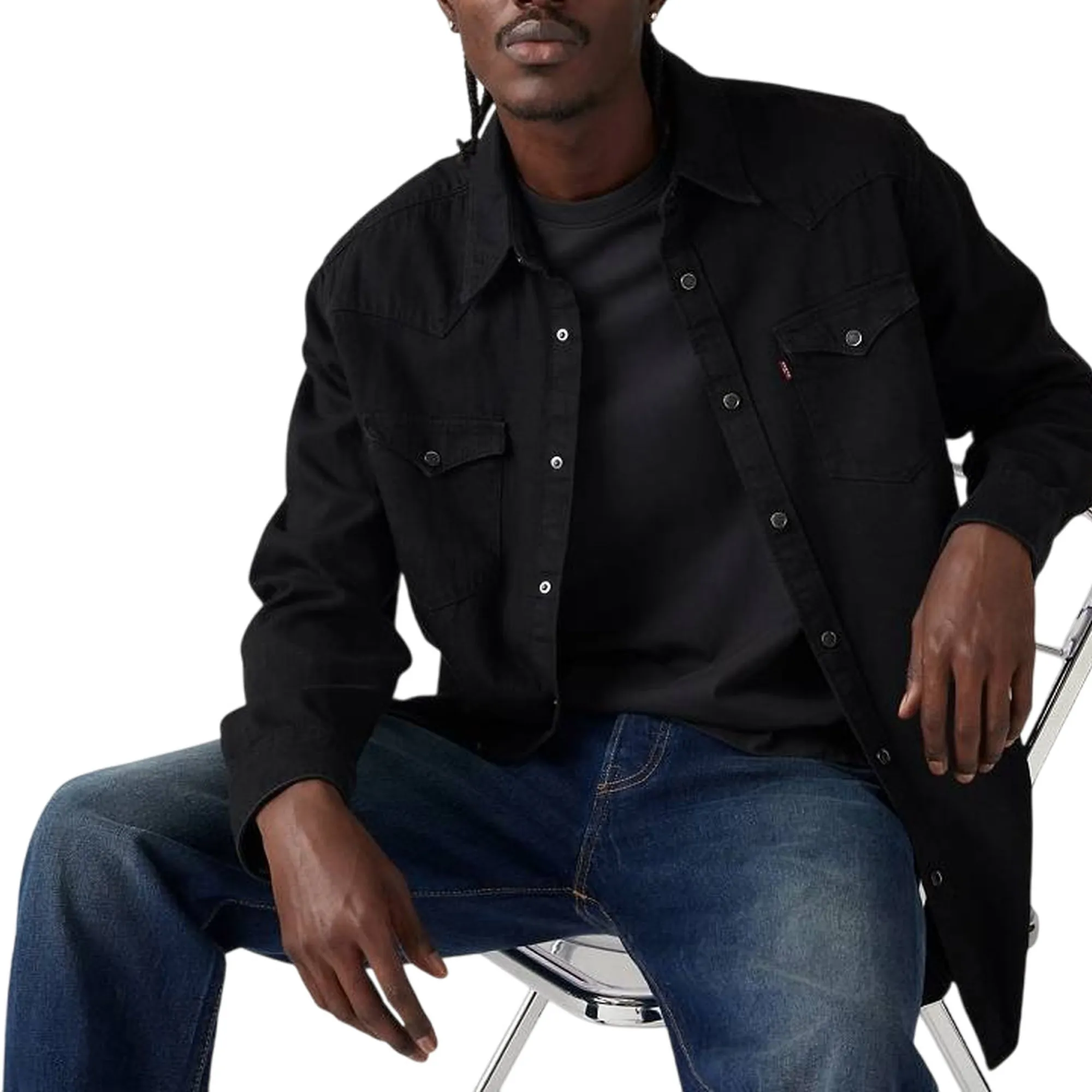 Levi'S B'Western Shirt' Black 857440002 156254
