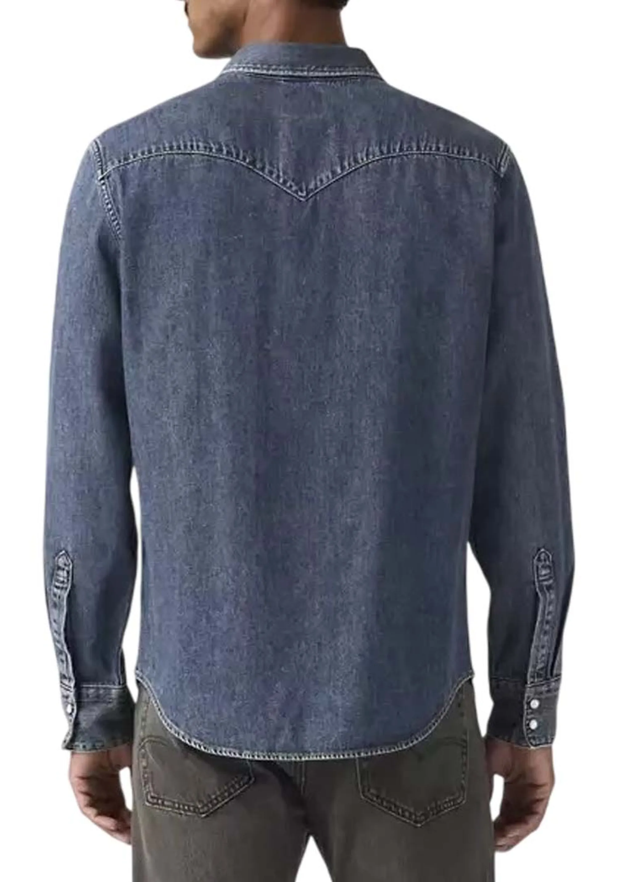 Levi'S B'Western Barstow Shirt' Dark Denim 857440117 169426