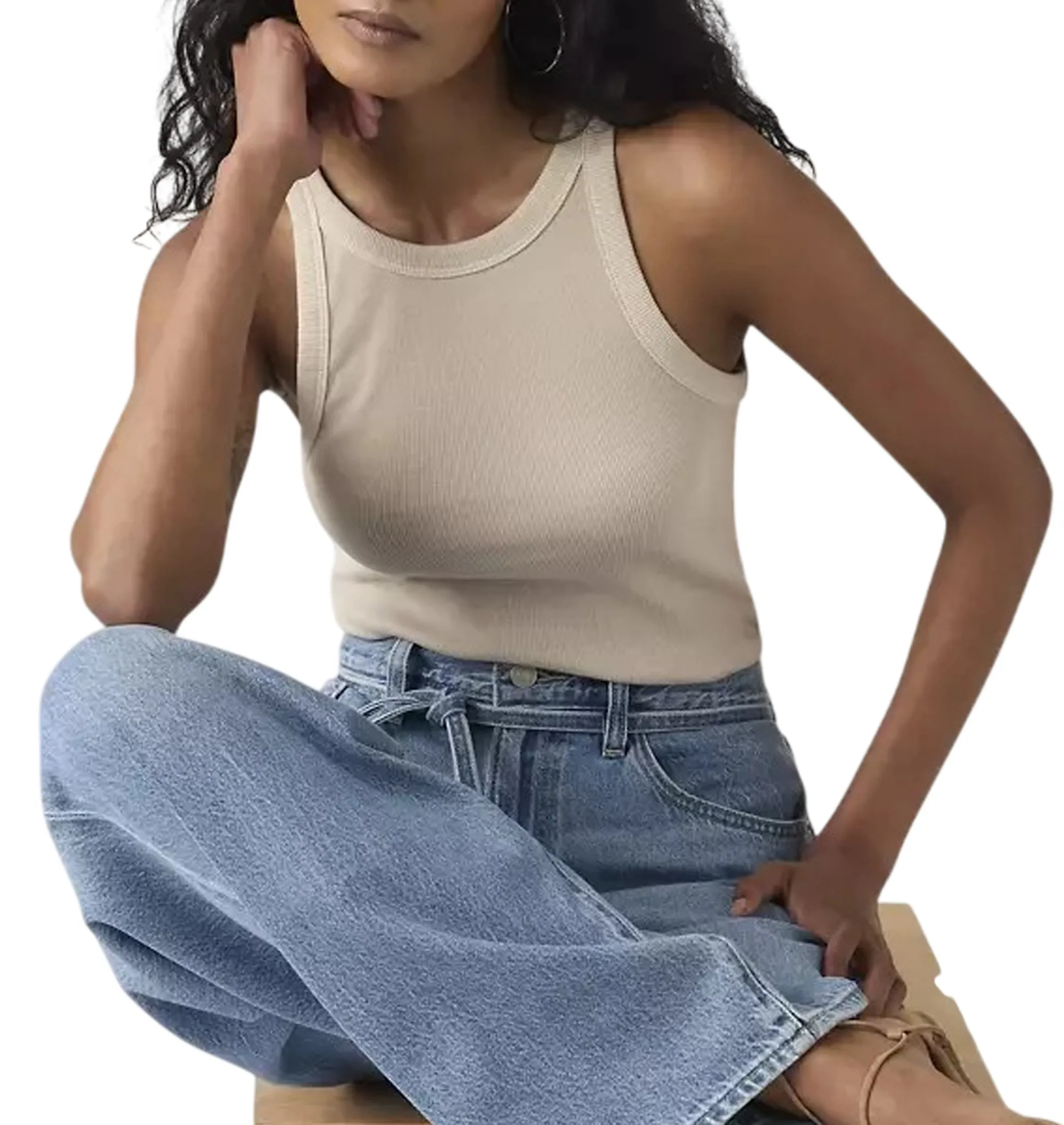 Levi'S B'Essential Tank Top' Beige A33810039 177039