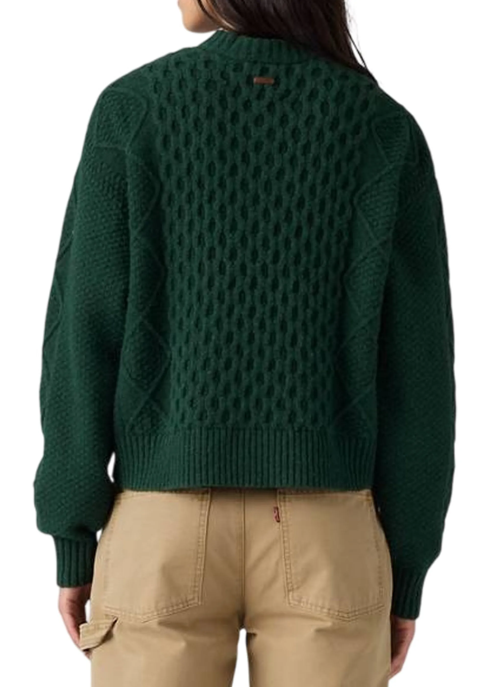 Levi'S B'Cardigan In Wool Blend ' Green 007Vg0011 188842