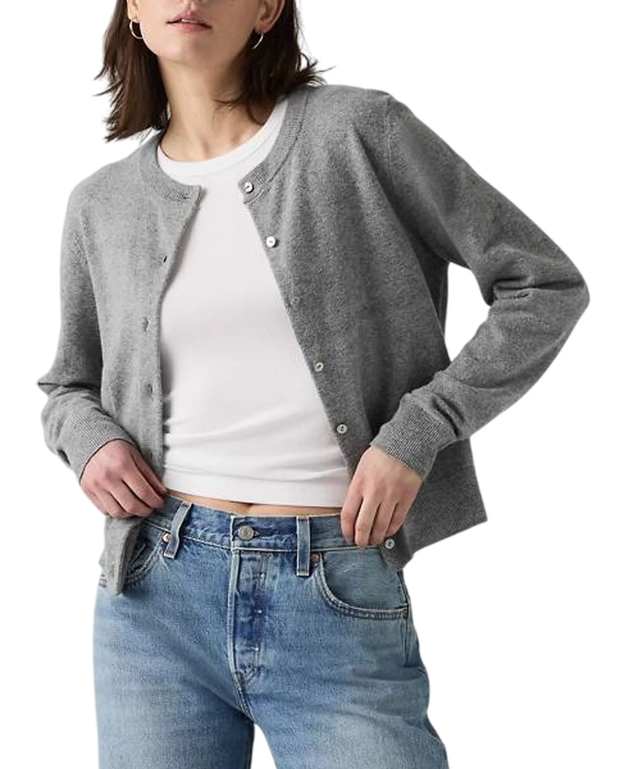 Levi'S Cardigan Supersoft Grigio 0037P0001 154766