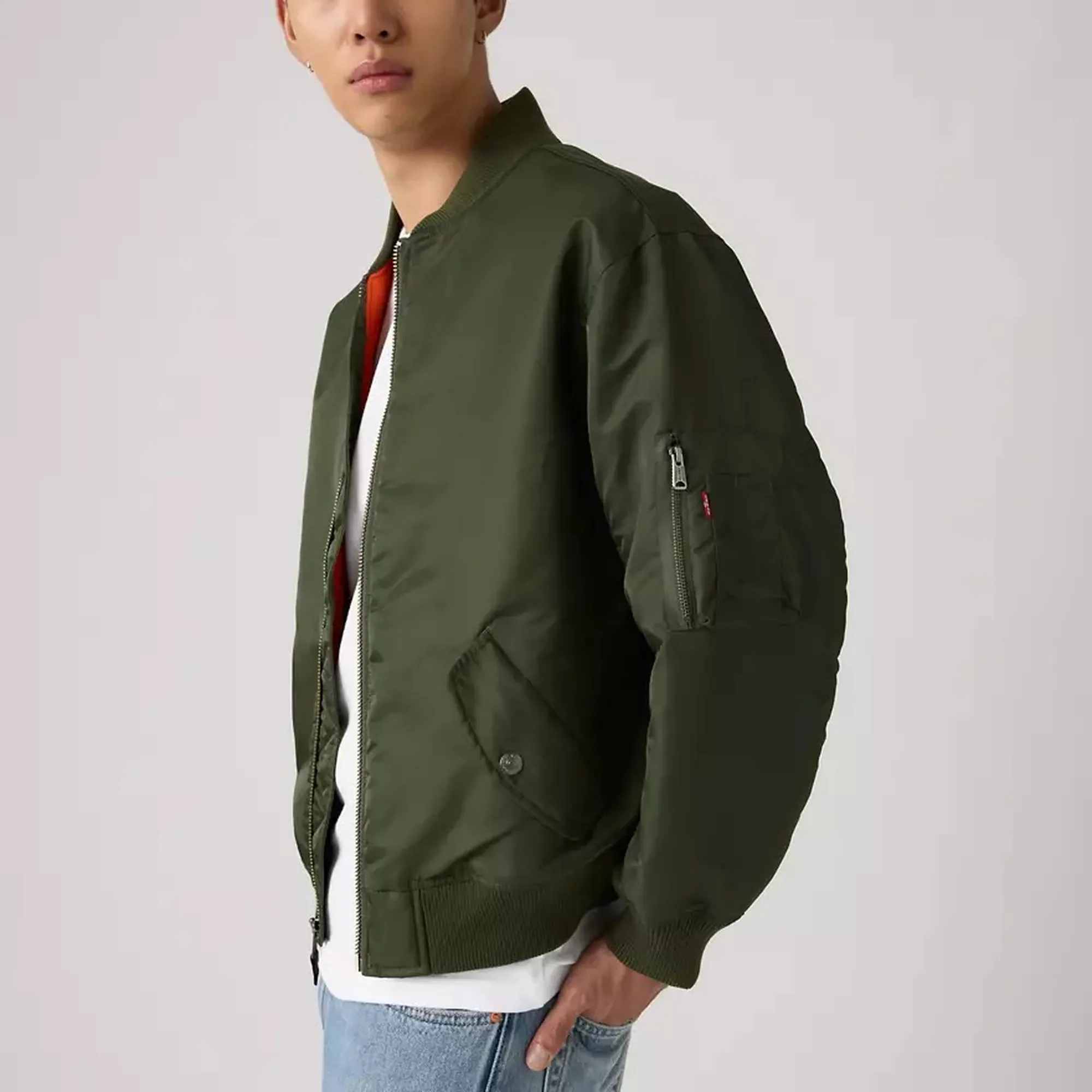 Levi'S B'Bomber Jacket' Green 005Al0001 188051