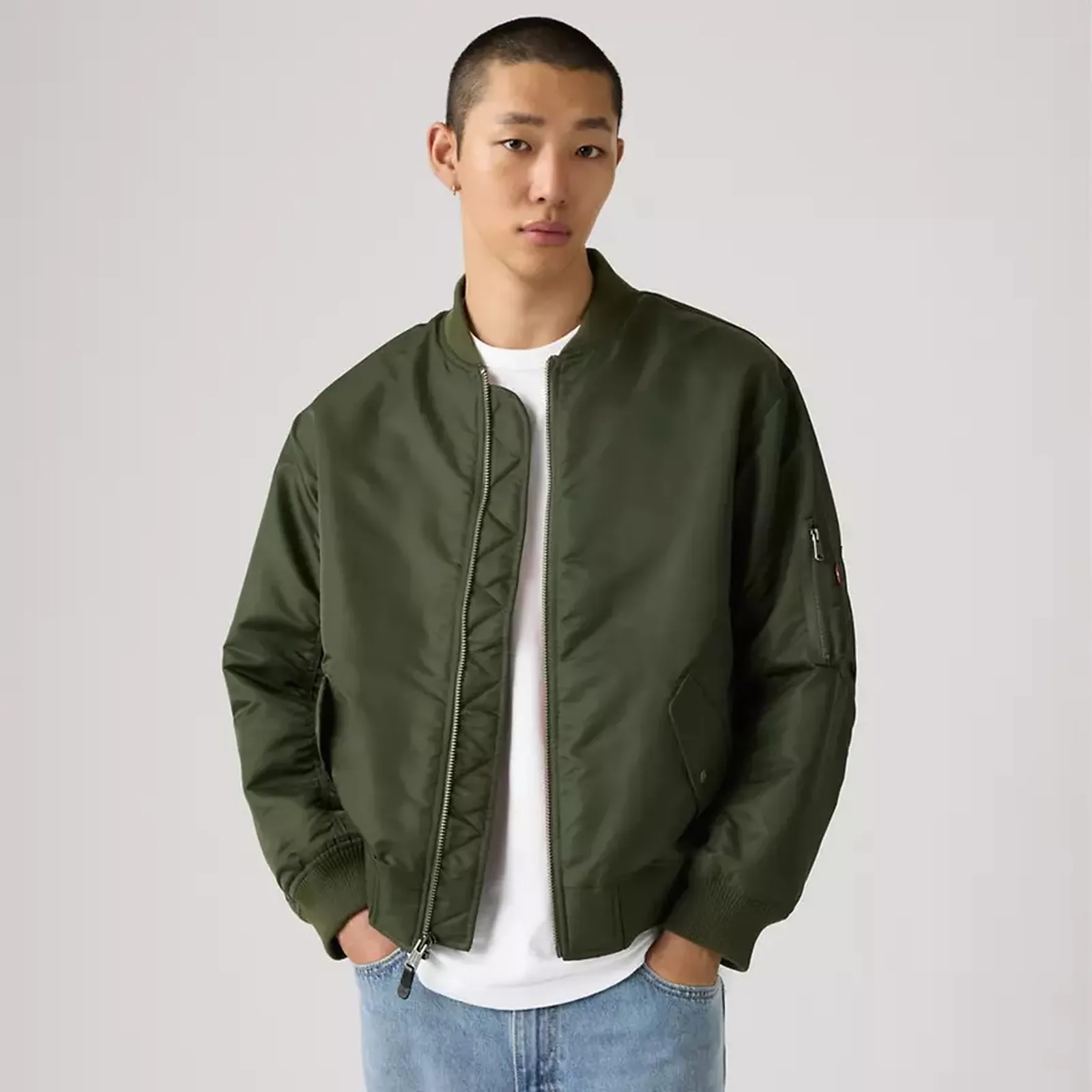 Levi'S Giubbino Bomber Verde 005Al0001 188052