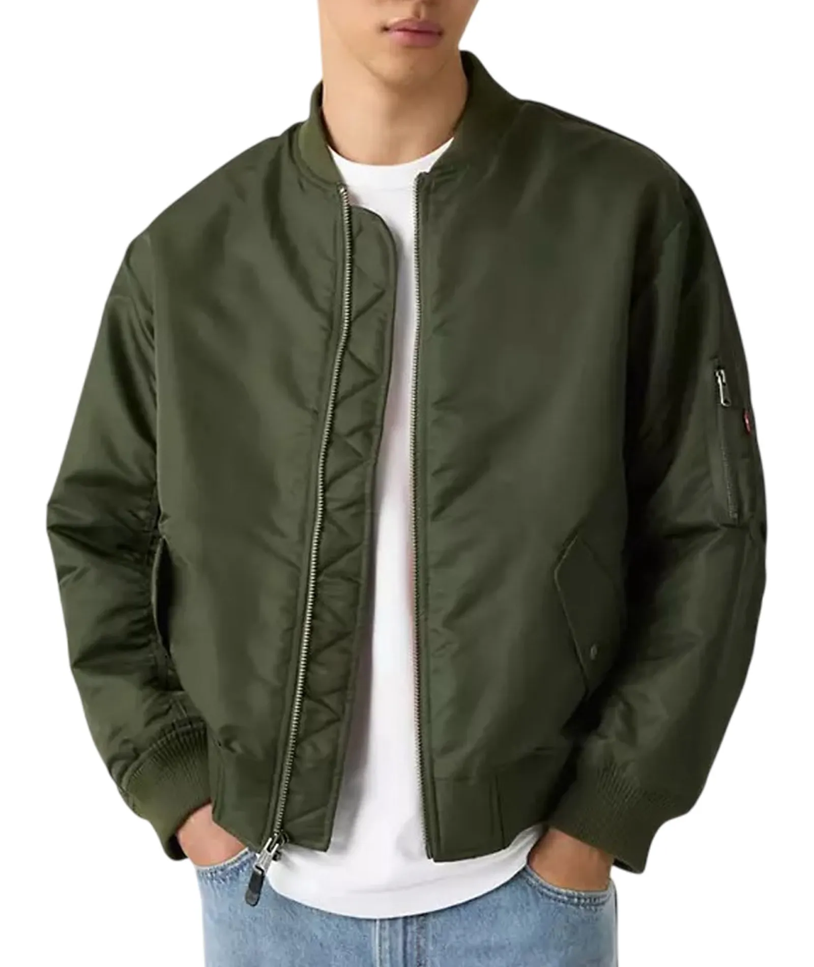 Levi'S Giubbino Bomber Verde 005Al0001 188096