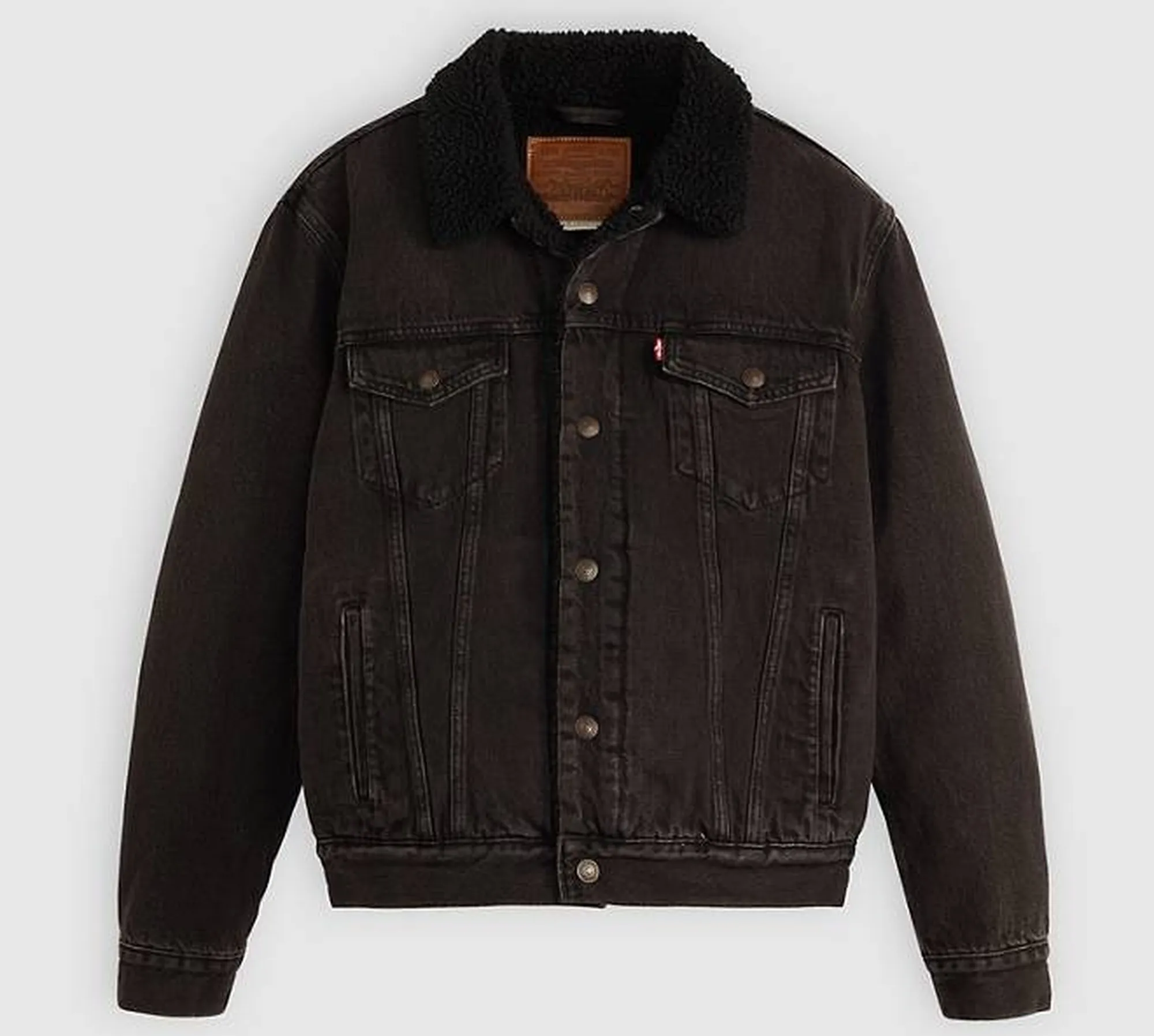 Levi'S Giubbino Sherpa Trucker Type 3 Nero 163650291 154650
