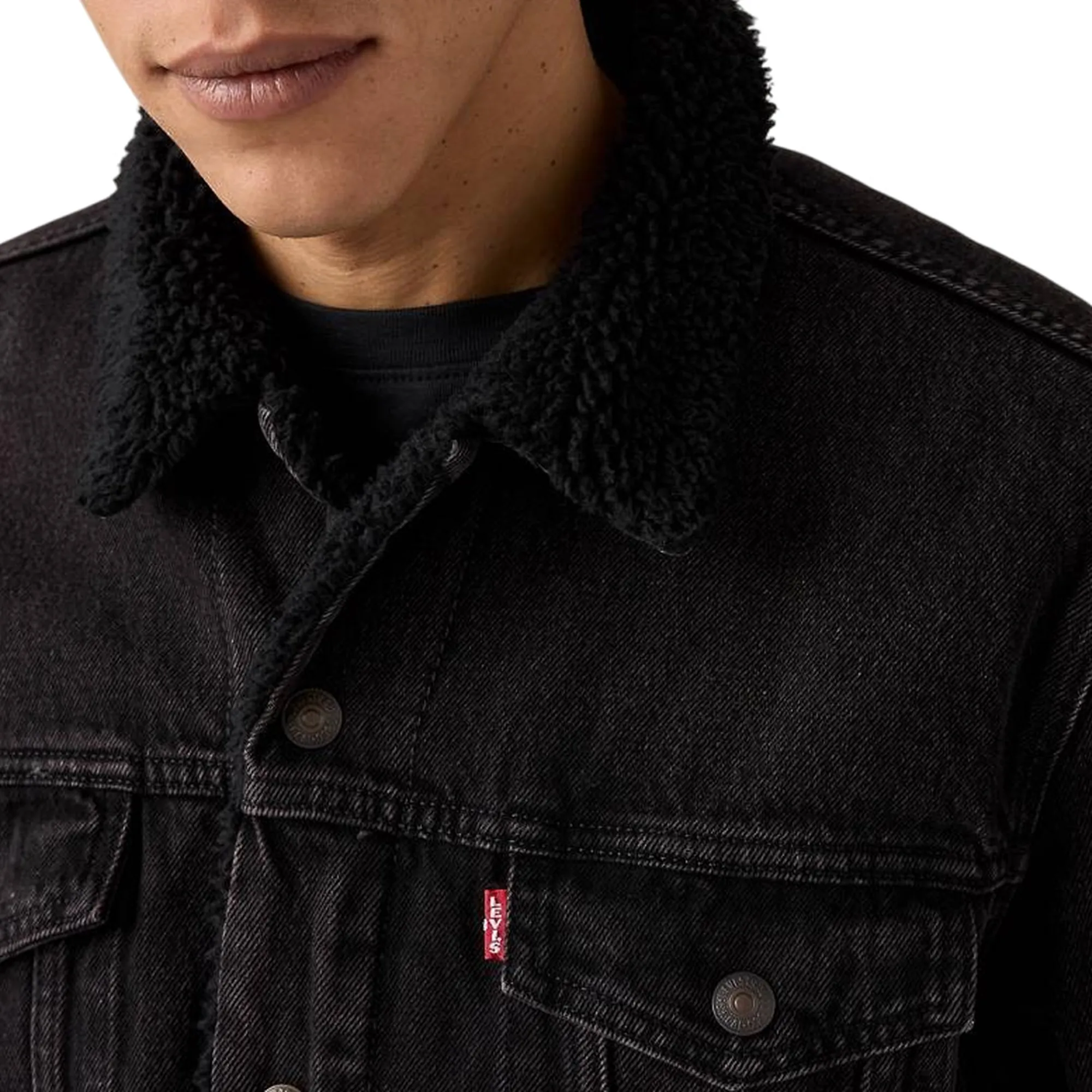 Levi'S B'Sherpa Trucker Jacket Type 3' Black 163650291 155091