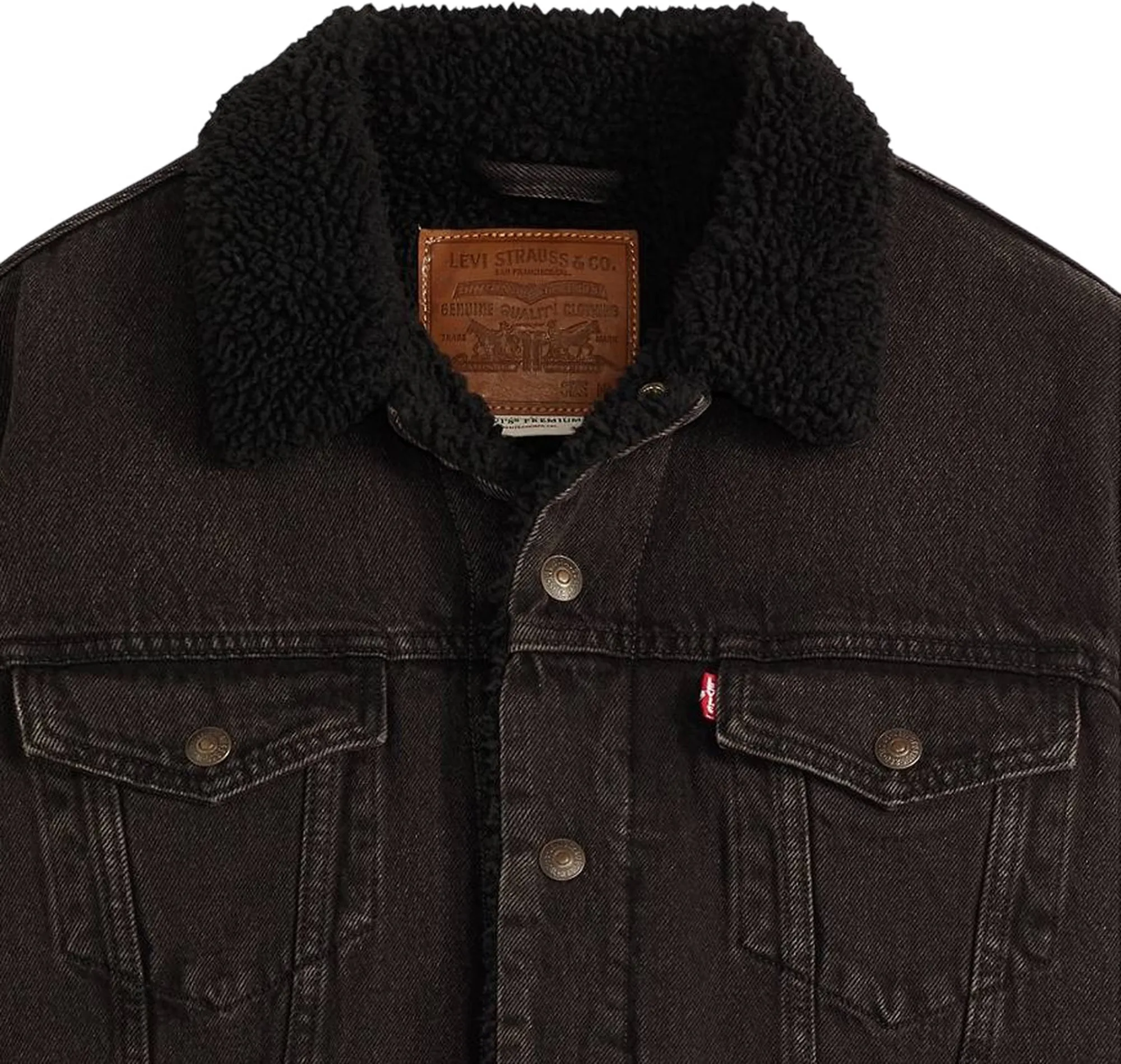Levi'S B'Sherpa Trucker Jacket Type 3' Black 163650291 155092