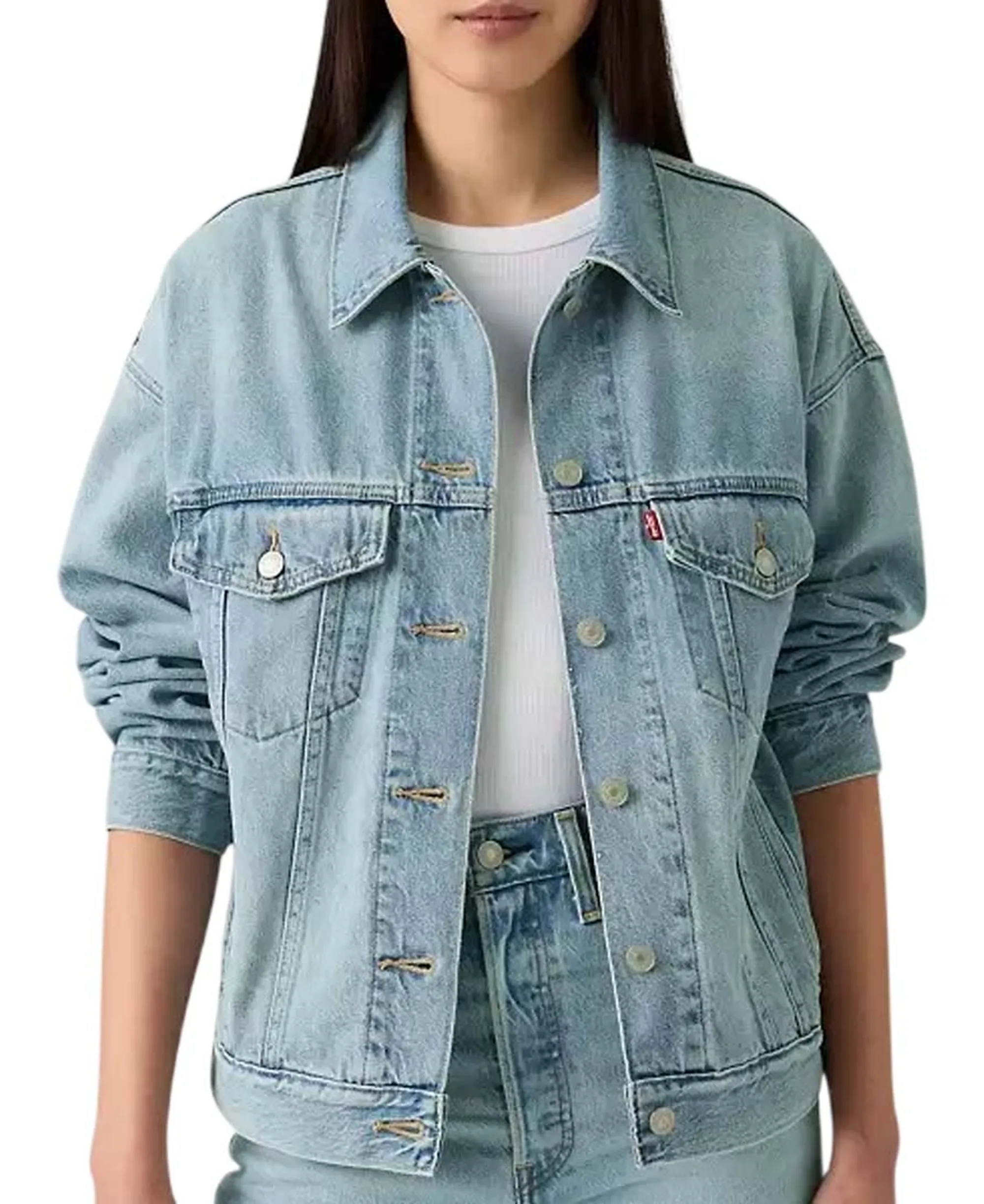 Levi'S B'\Xe2\X80\X9990 Trucker Jacket' Denim A17430140 169418