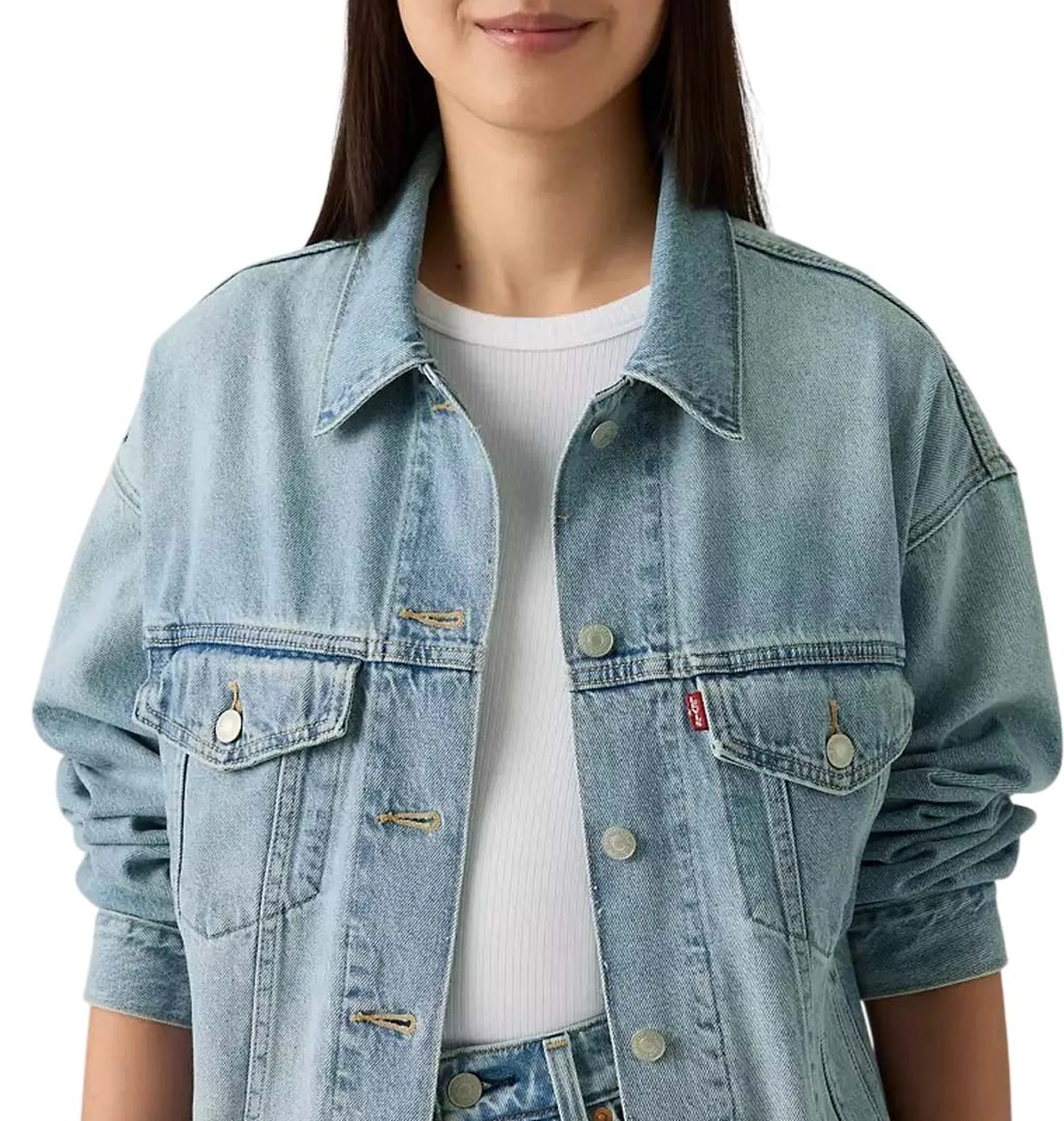 Levi'S B'\Xe2\X80\X9990 Trucker Jacket' Denim A17430140 169420