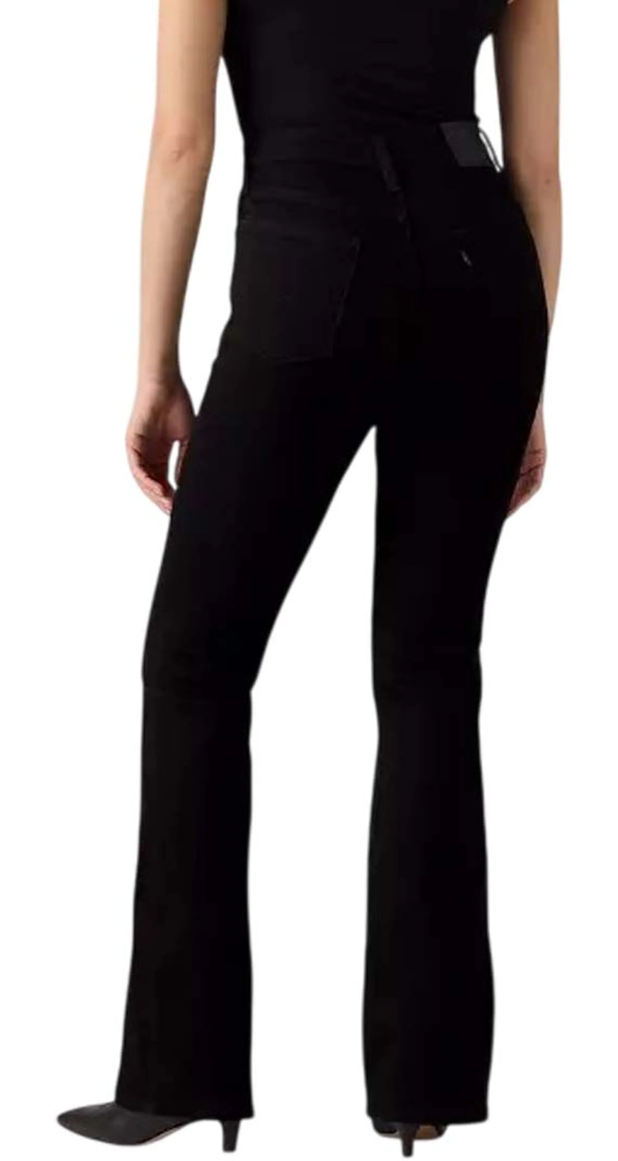 Levi'S B'726\Xe2\X84\Xa2 High-Waisted Flared Jeans' Black Denim A34100070 169402