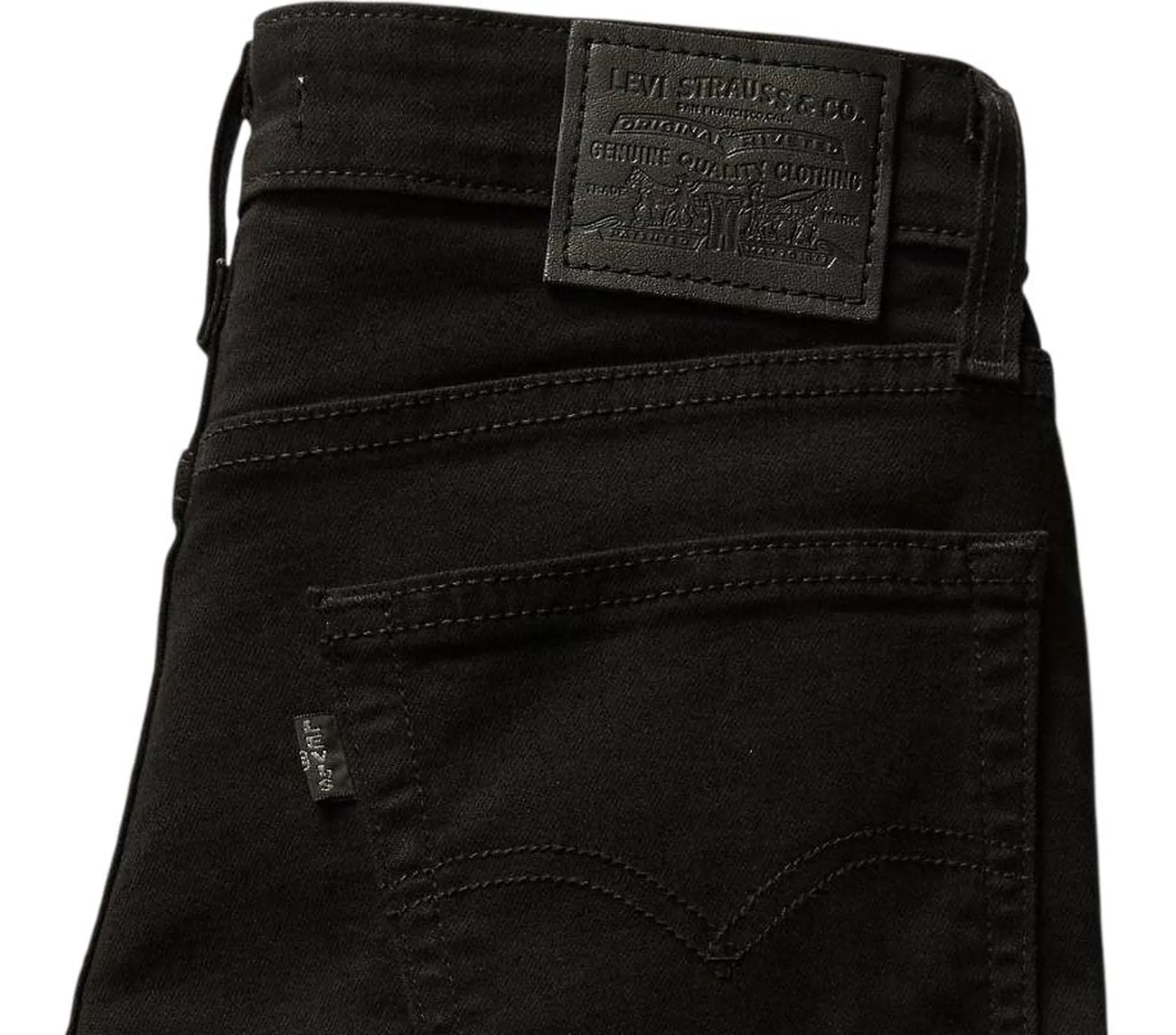 Levi'S B'726\Xe2\X84\Xa2 High-Waisted Flared Jeans' Black Denim A34100070 169404