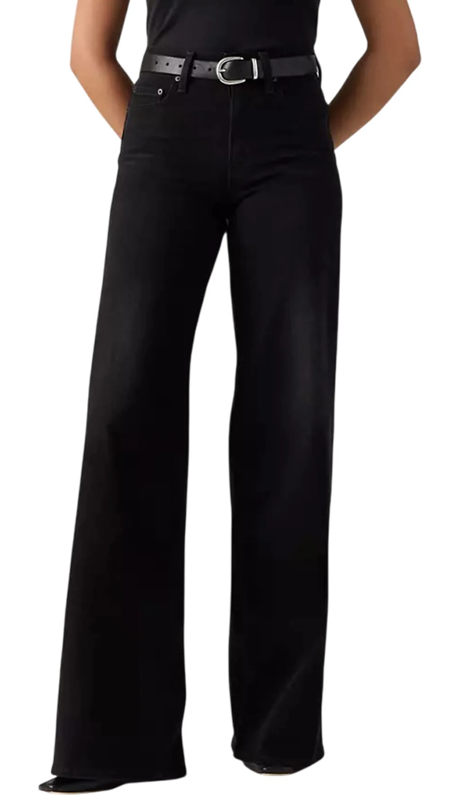 Levi'S Jeans 728 A Vita Alta Nero 0039B0035 184602