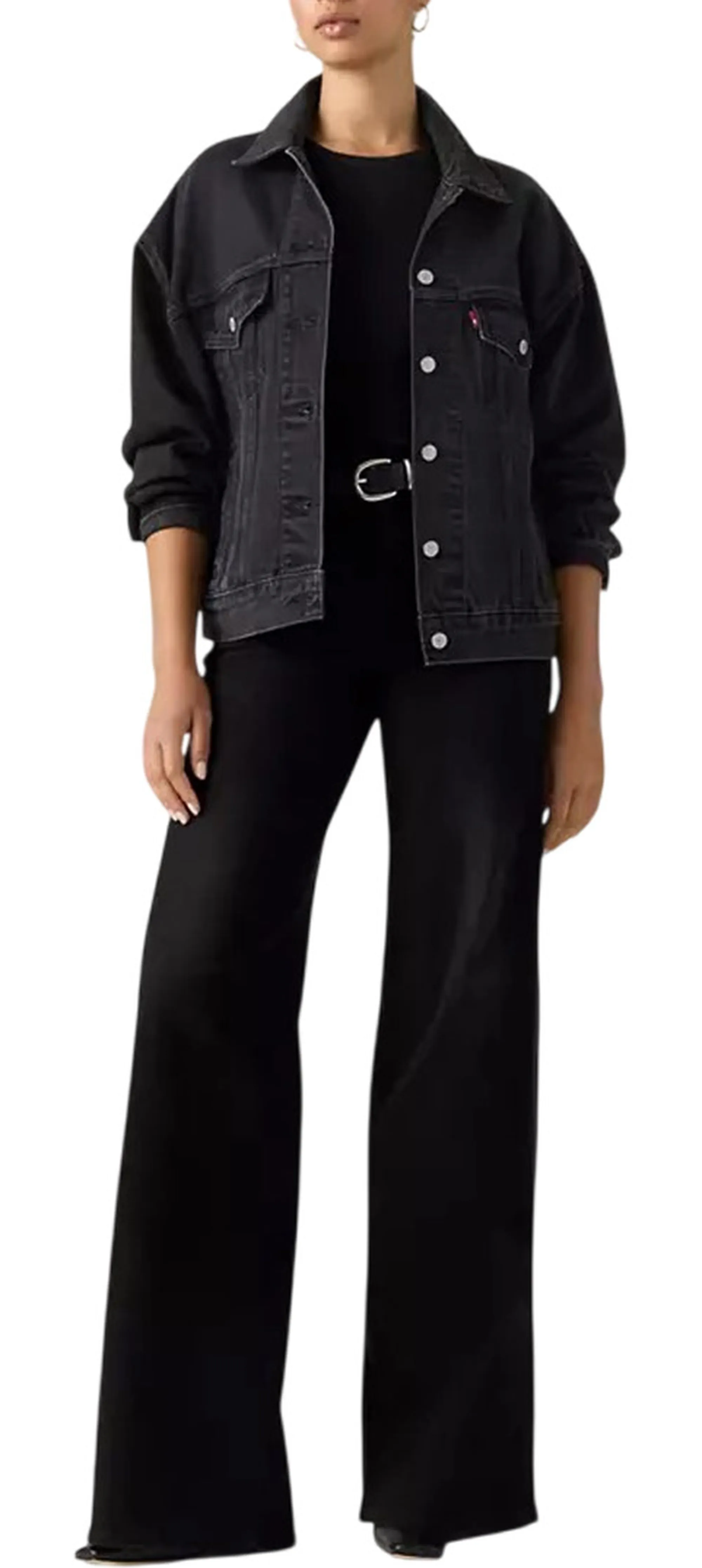 Levi'S Jeans 728 A Vita Alta Nero 0039B0035 184604