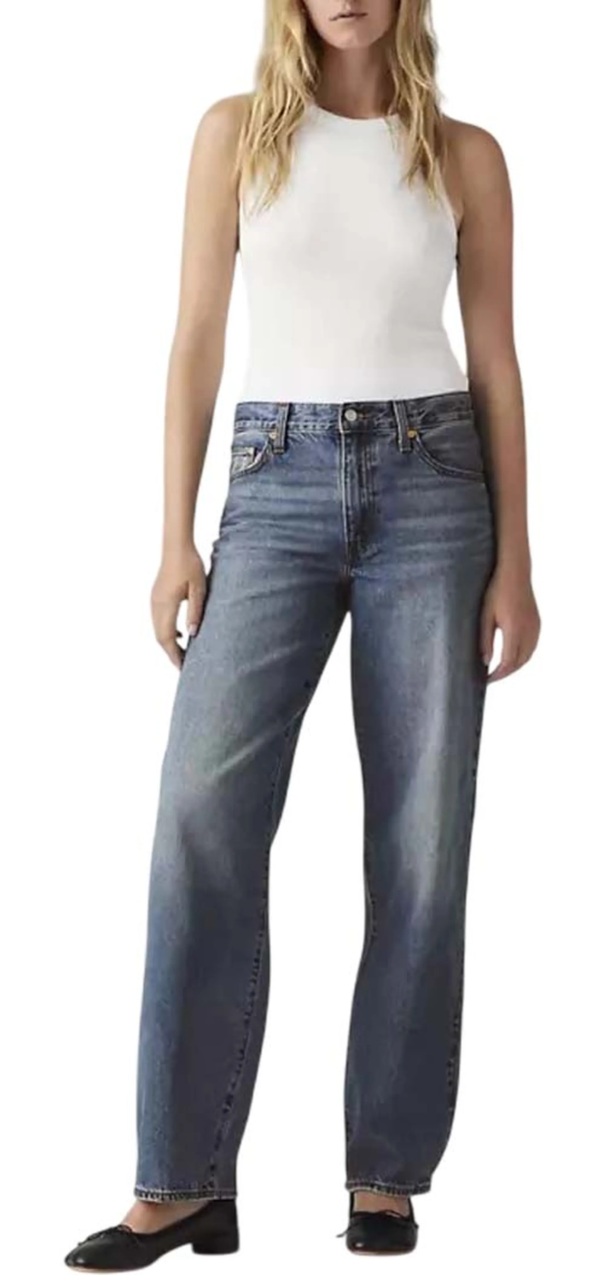 Levi'S B'Baggy Dad Jeans ' Dark Denim A34940037 169394