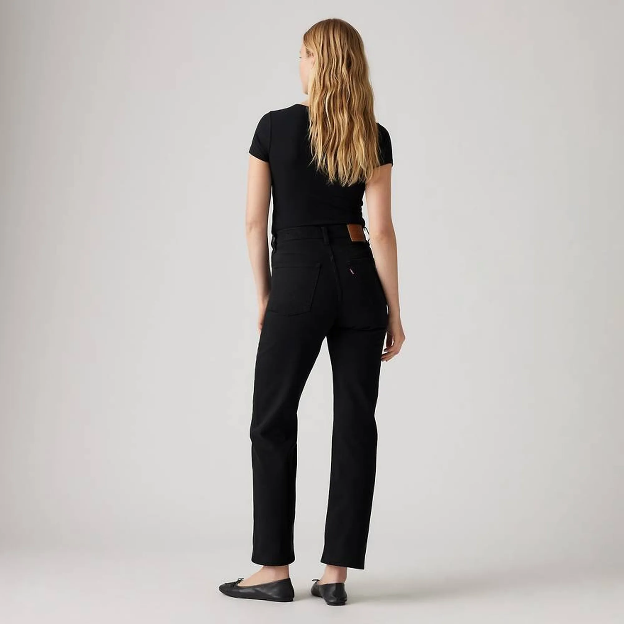 Levi'S Jeans Ribcage Straight Denim Nero 726930012 154774
