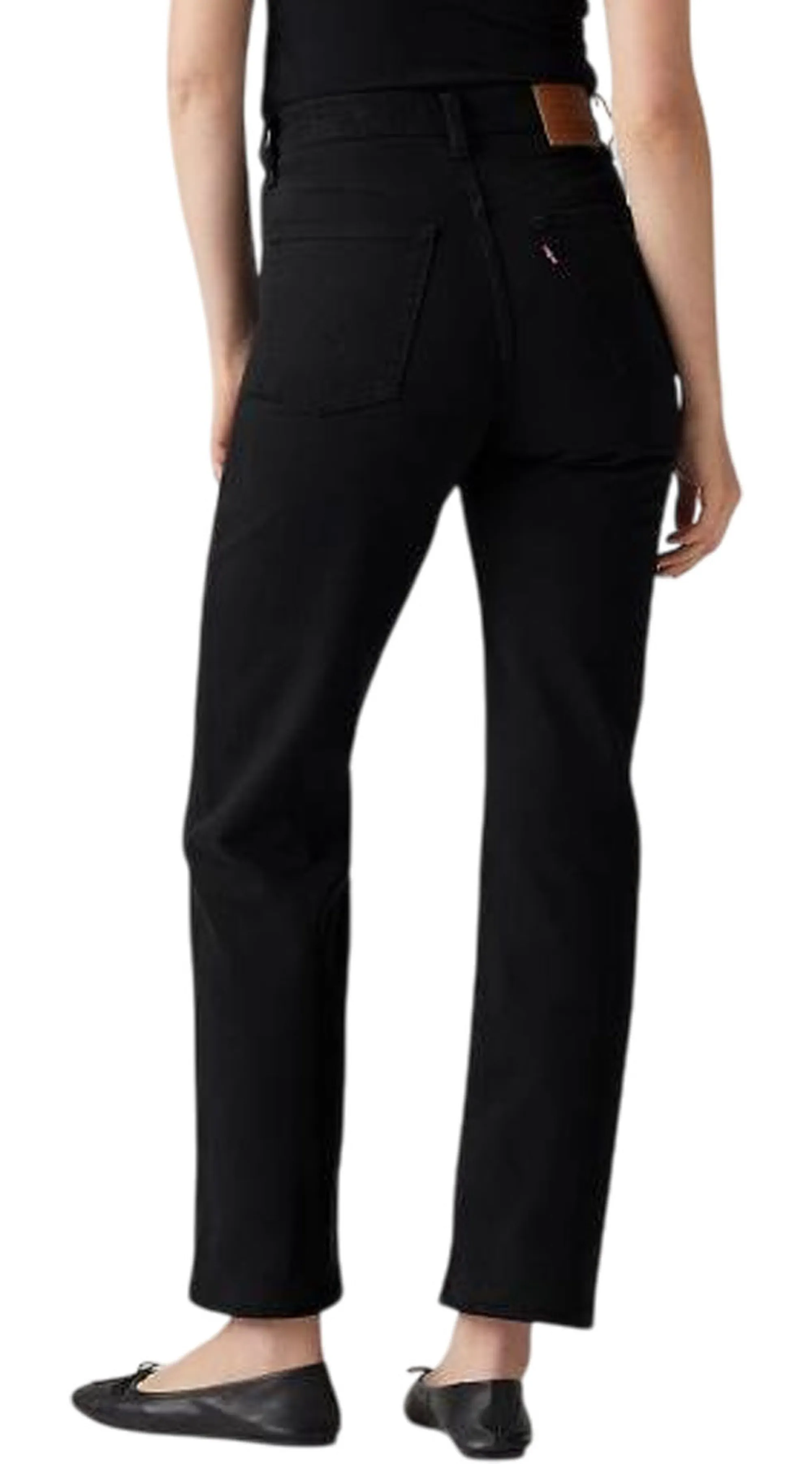 Levi'S B'Jeans Ribcage Straight' Black Denim 726930012 156152