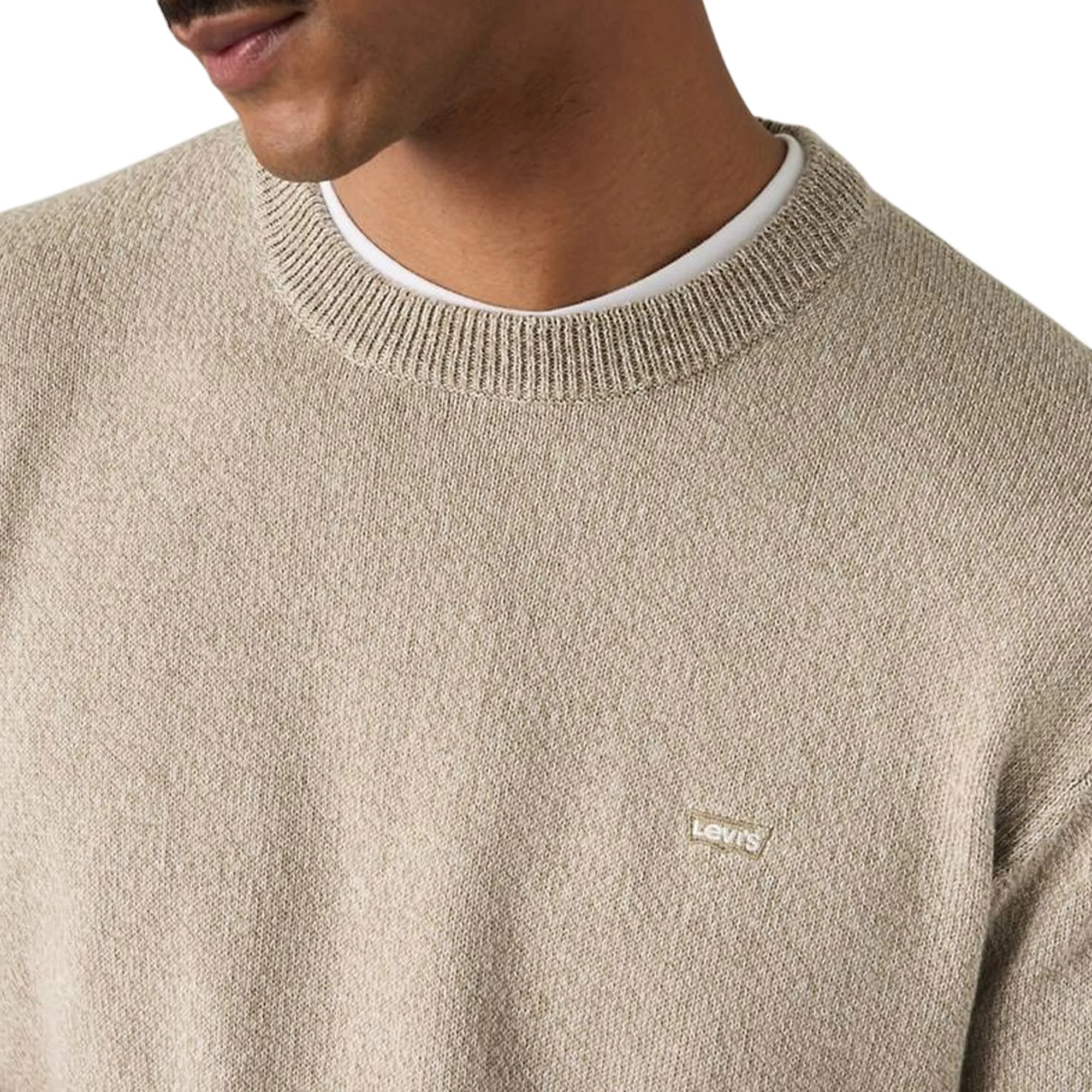 Levi'S Maglia Housemark Beige A72070048 184710