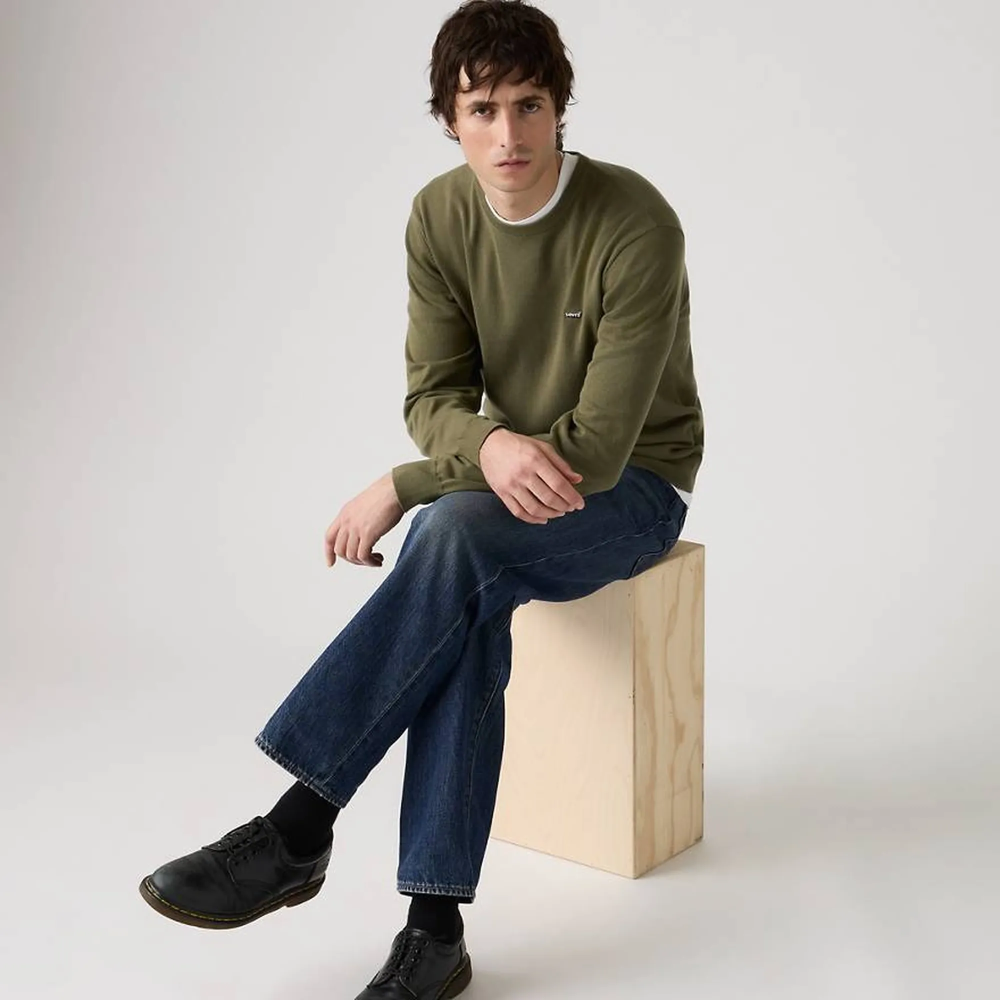 Levi'S B'Housemark Sweater' Dark Green A72070049 184148