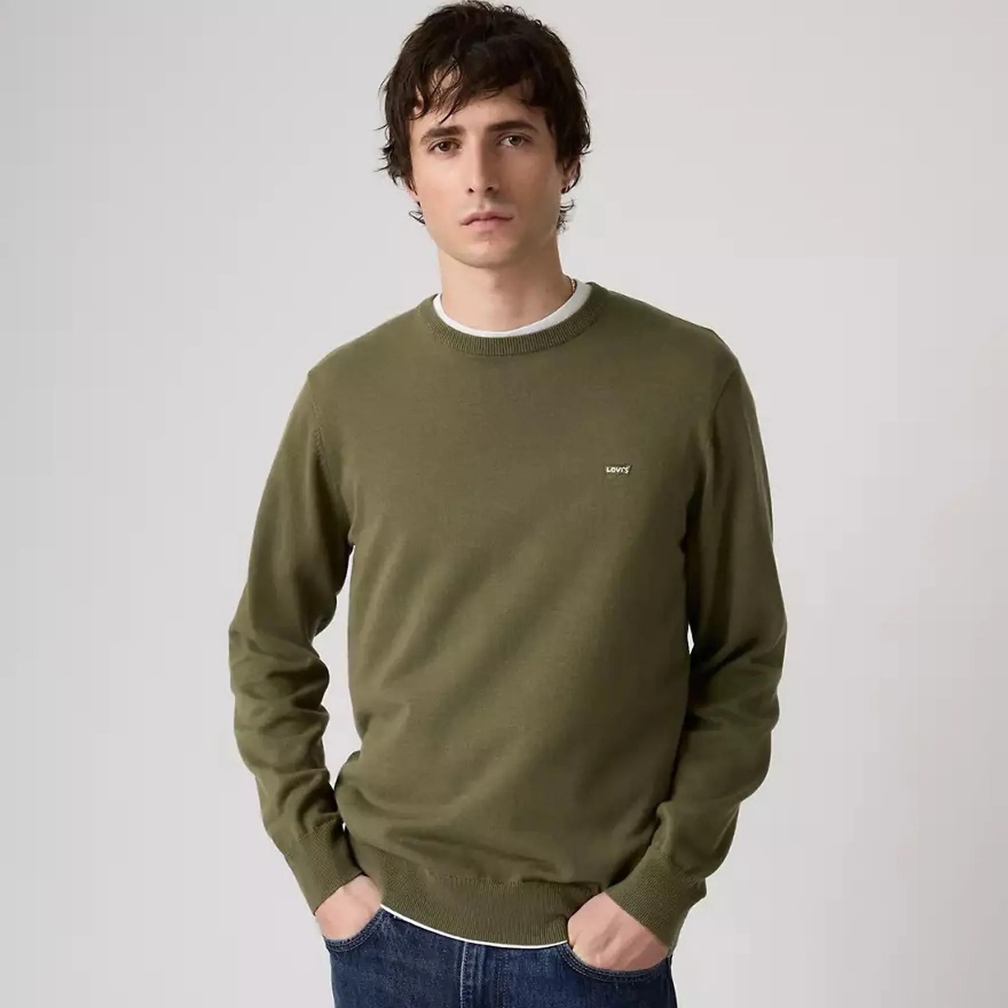 Levi'S B'Housemark Sweater' Dark Green A72070049 184149