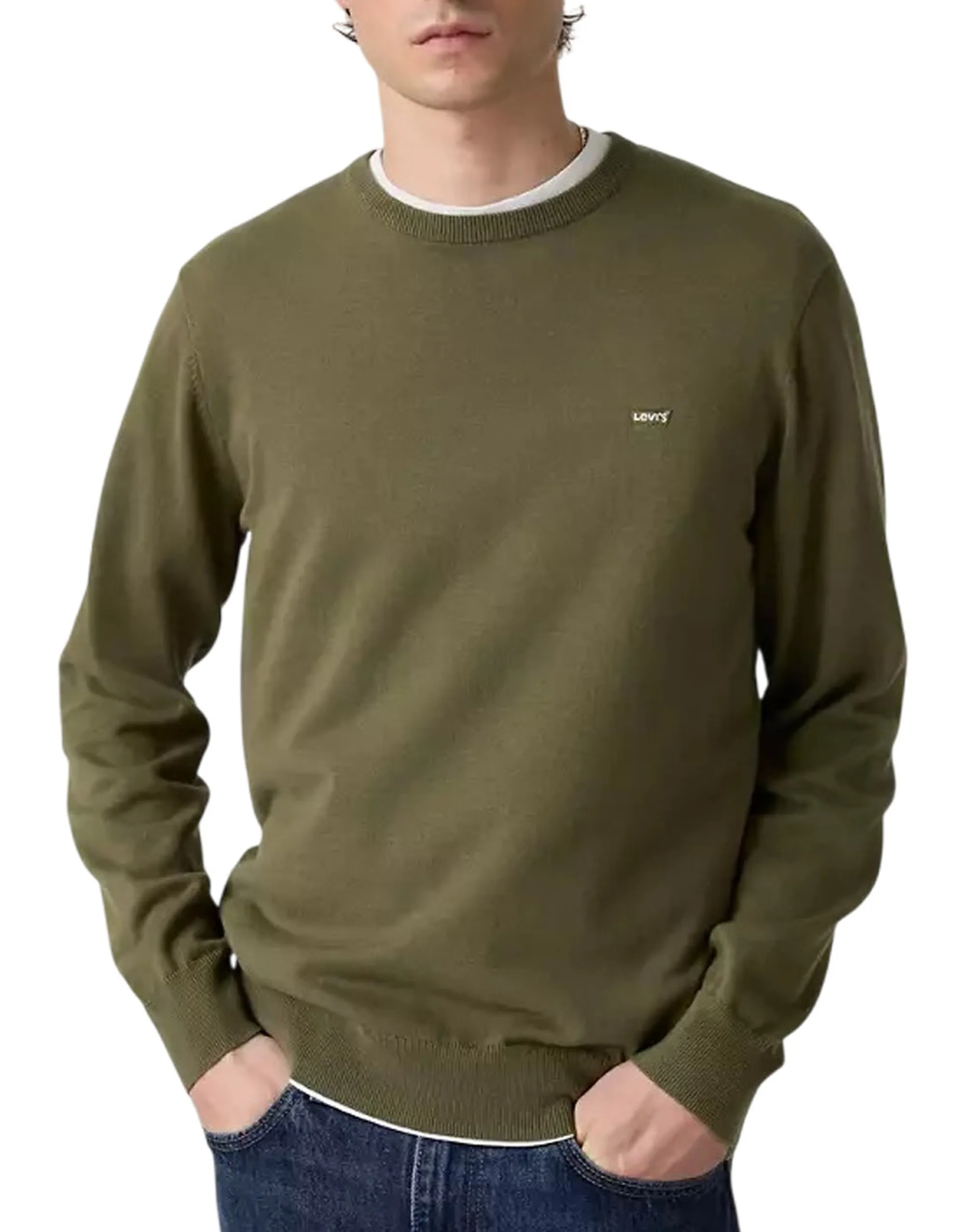 Levi'S Maglia Housemark Verde Scuro A72070049 184721