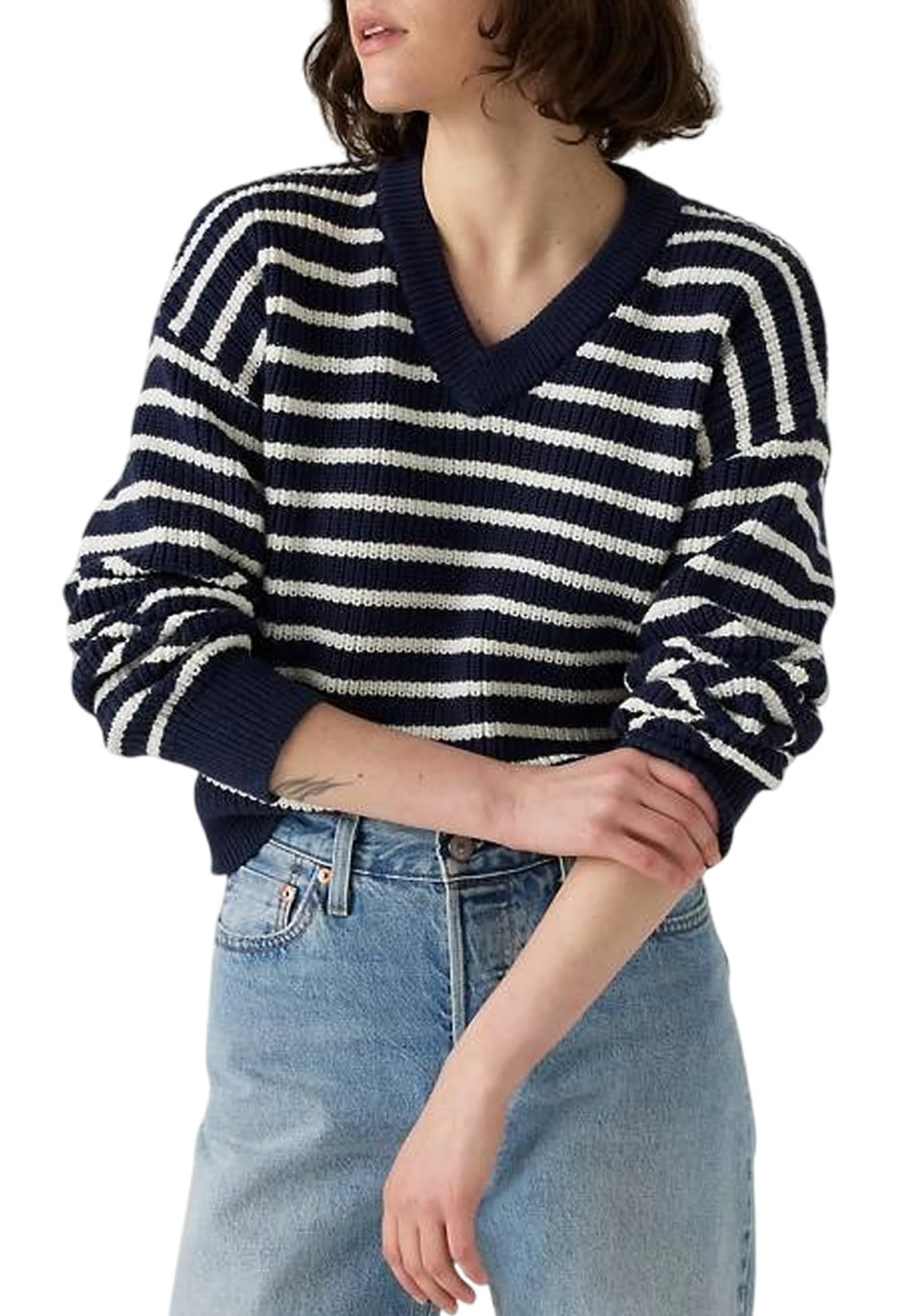 Levi'S Maglia Reese Vneck Blu 0037O0004 154741