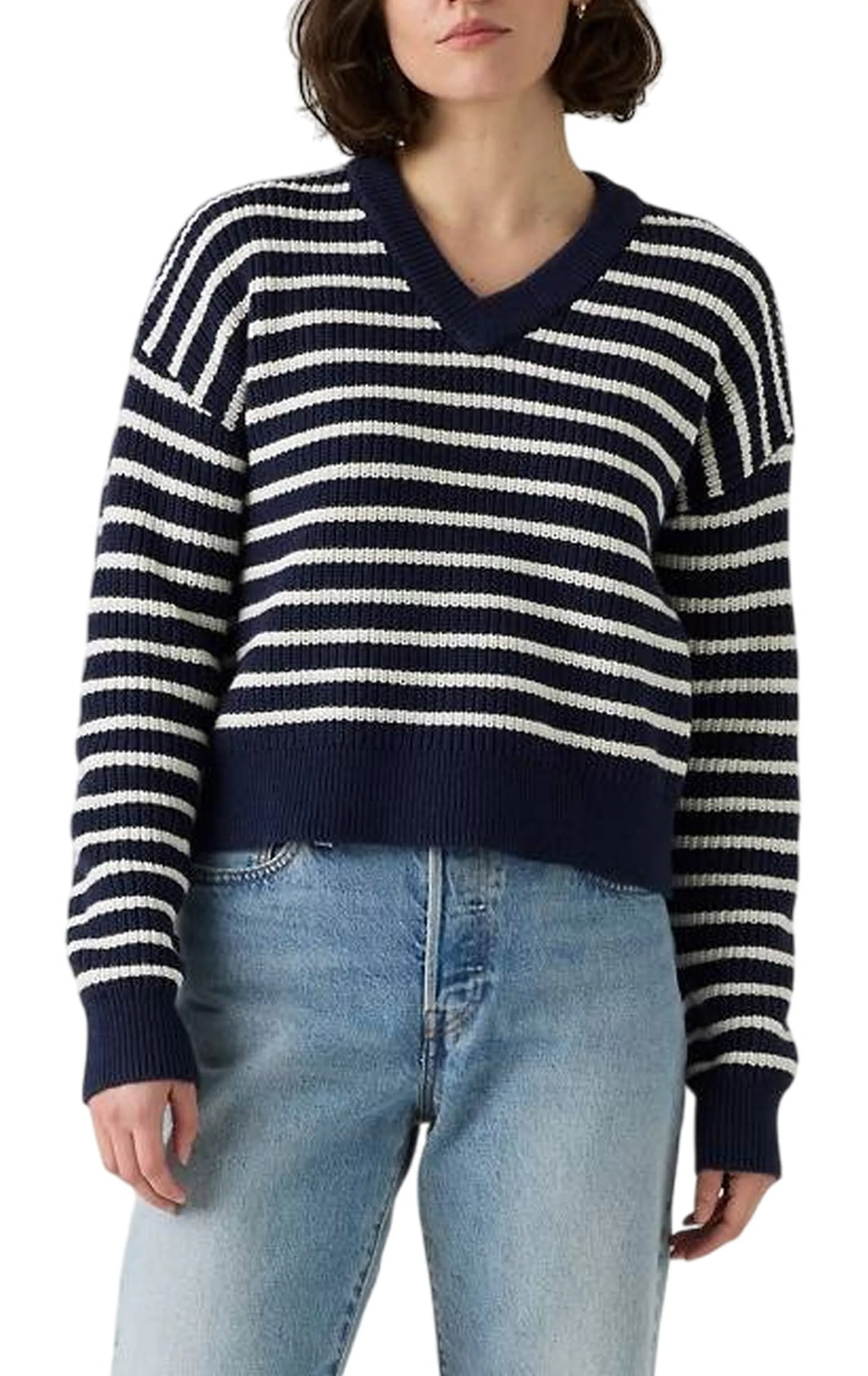 Levi'S Maglia Reese Vneck Blu 0037O0004 154755