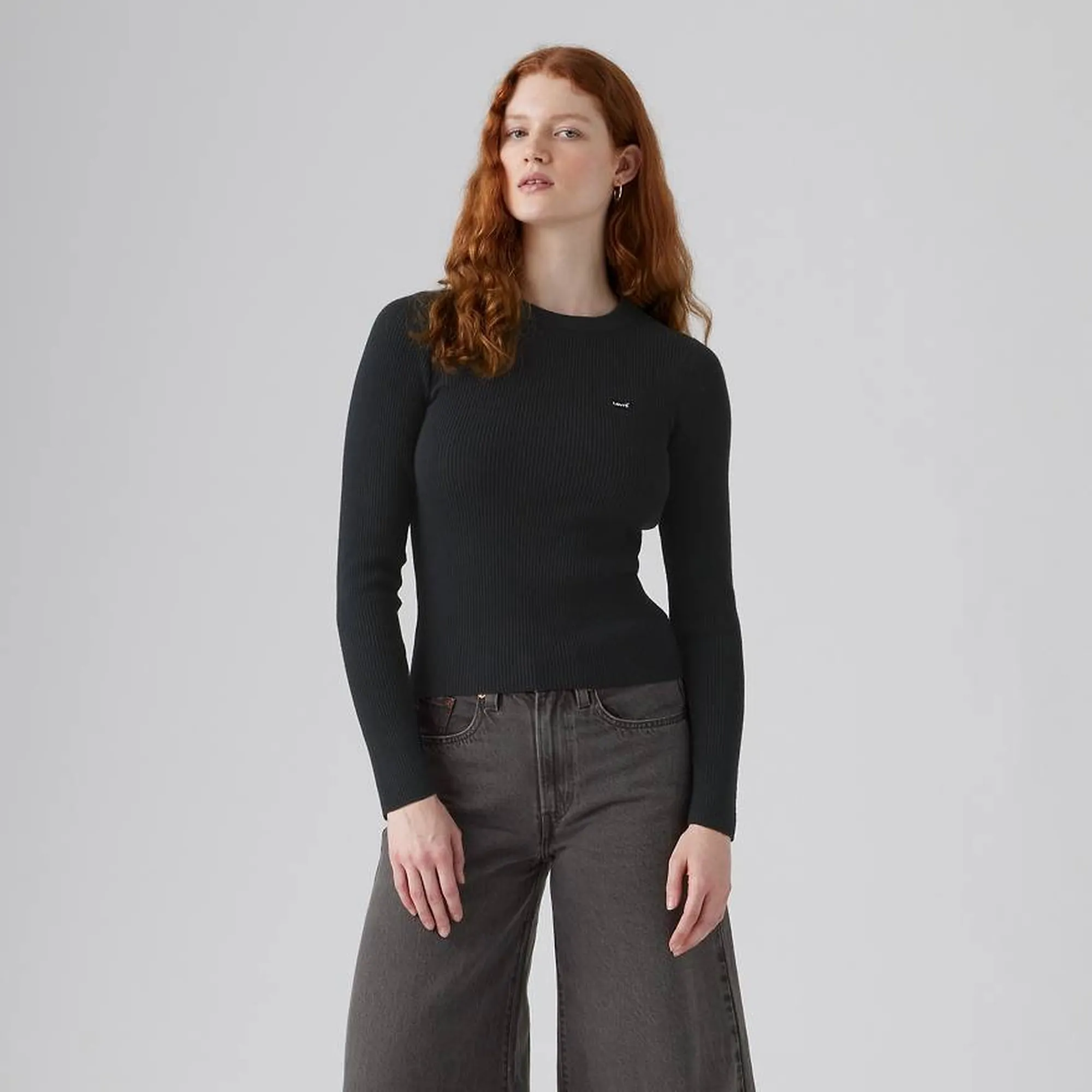 Levi'S Maglia Rib Crew Nero A07190035 154735