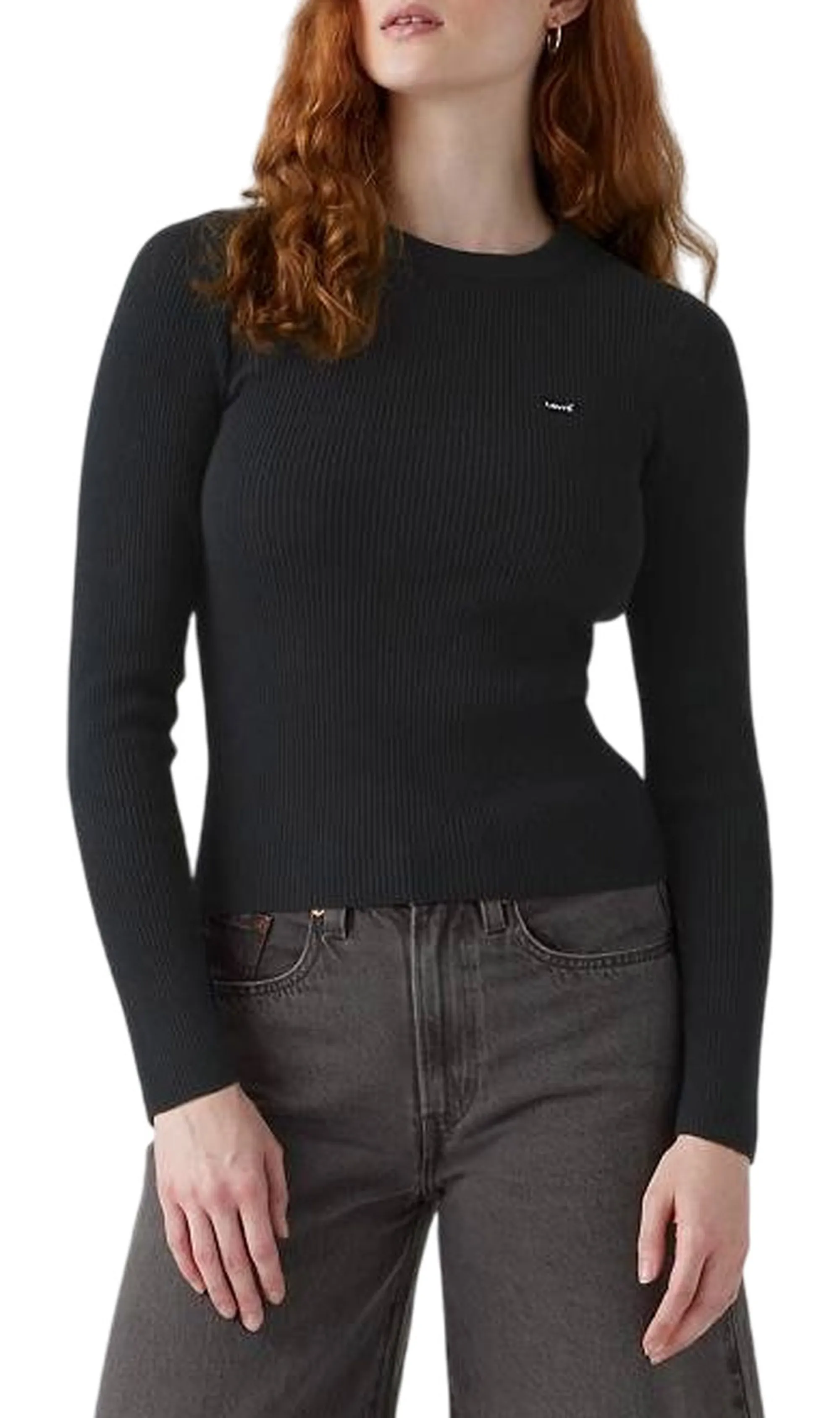 Levi'S B'Rib Crew Sweater' Black A07190035 155084