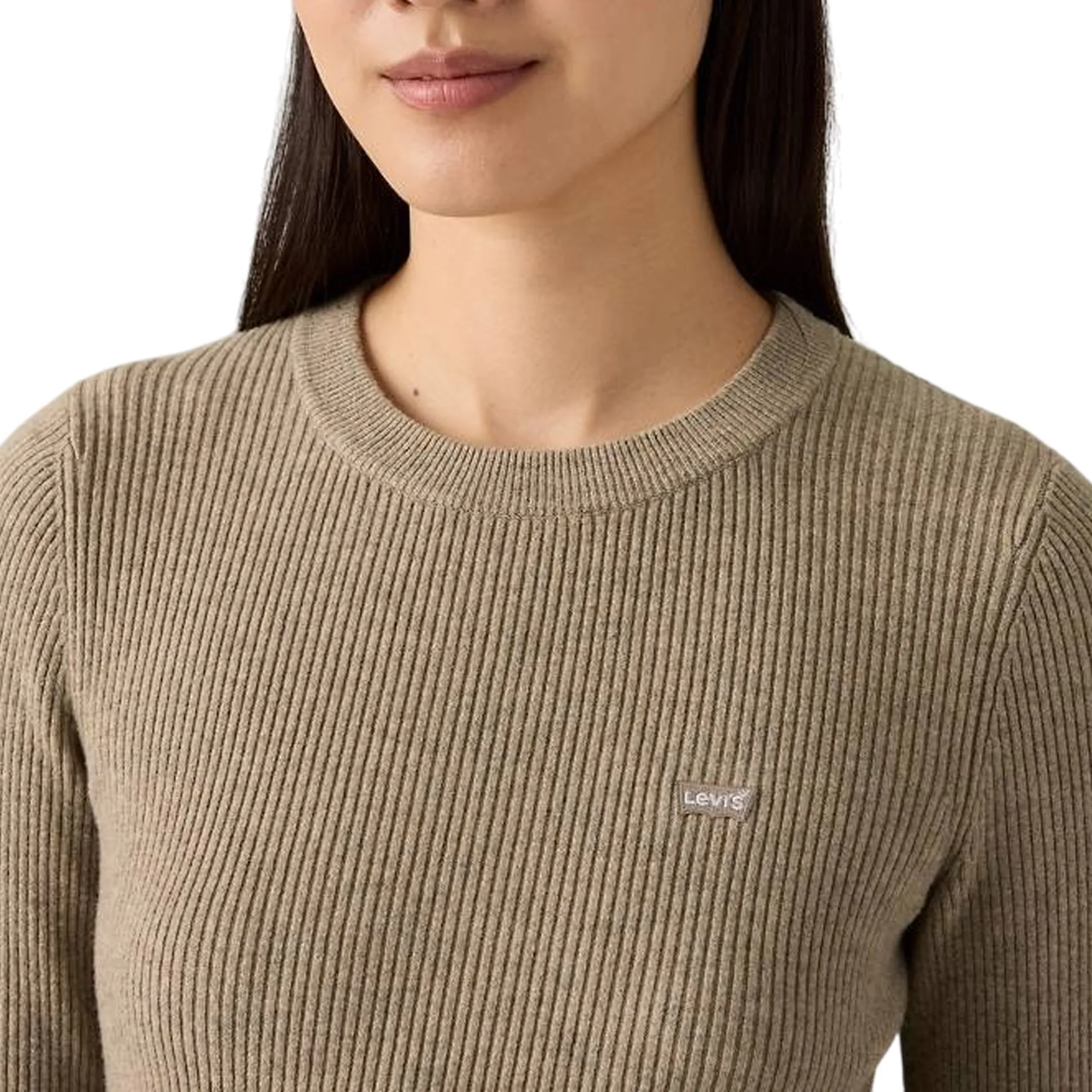 Levi'S B'Rib Crew Sweater' Taupe A07190037 155082