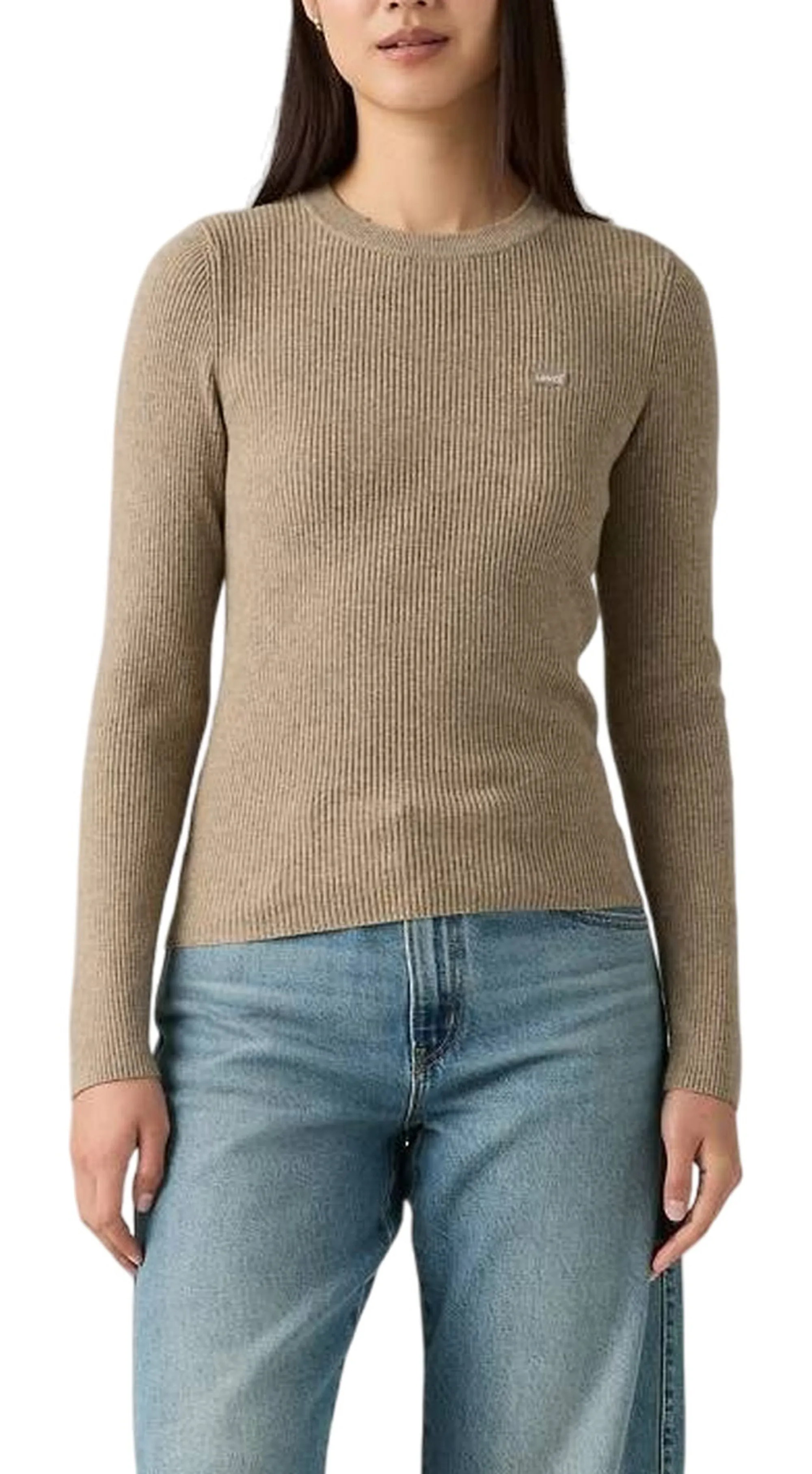 Levi'S B'Rib Crew Sweater' Taupe A07190037 155083