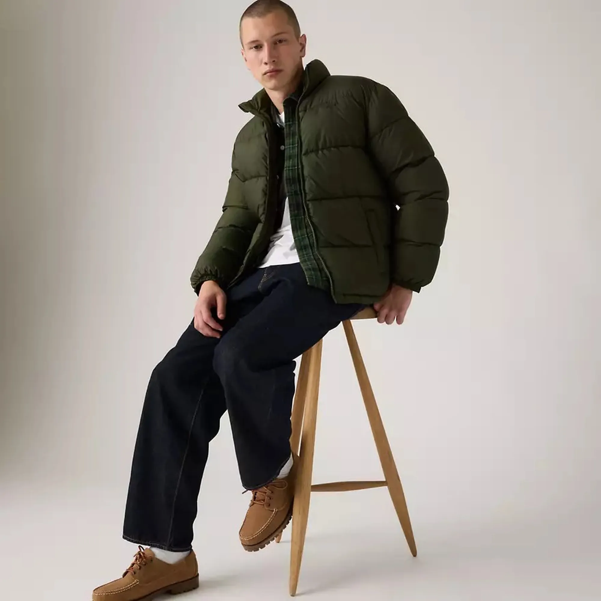 Levi'S Piumino Piedmont Corto Verde Scuro A85680018 188033
